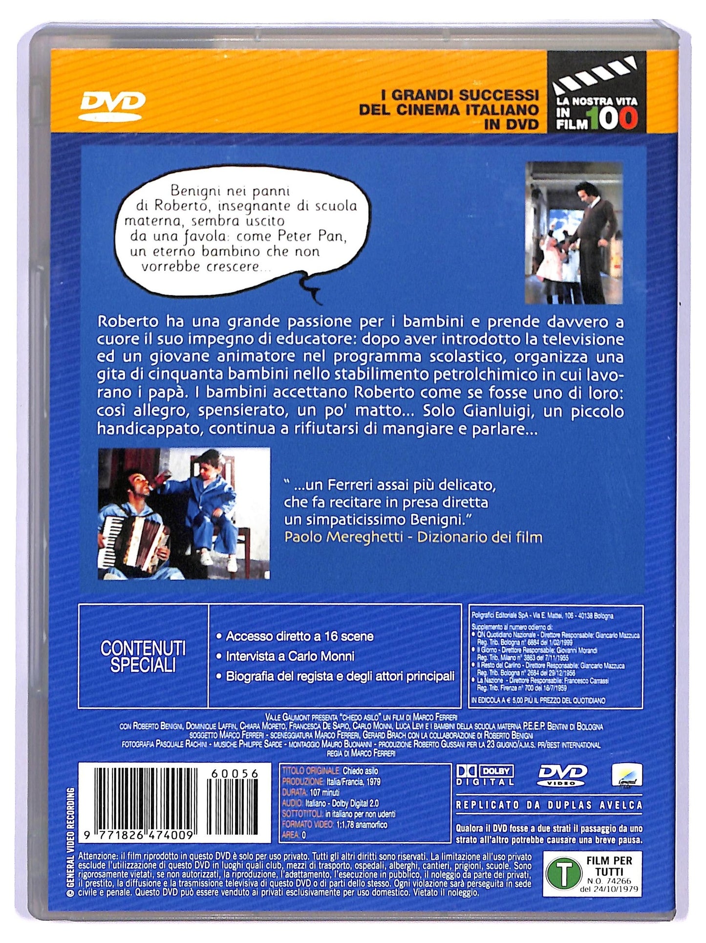 EBOND Chiedo asilo EDITORIALE DVD D739847