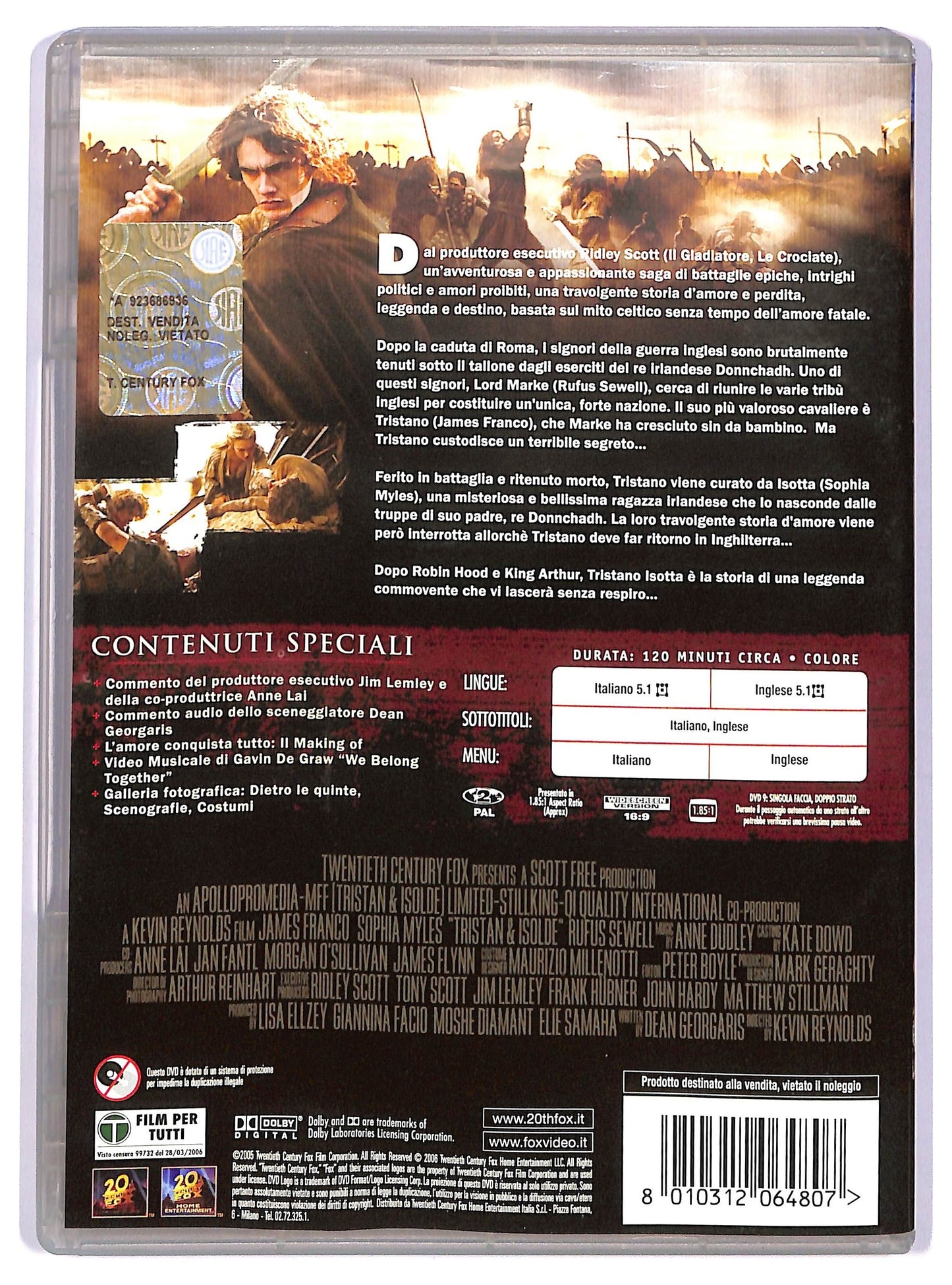 EBOND Tristano E Isotta DVD D739942
