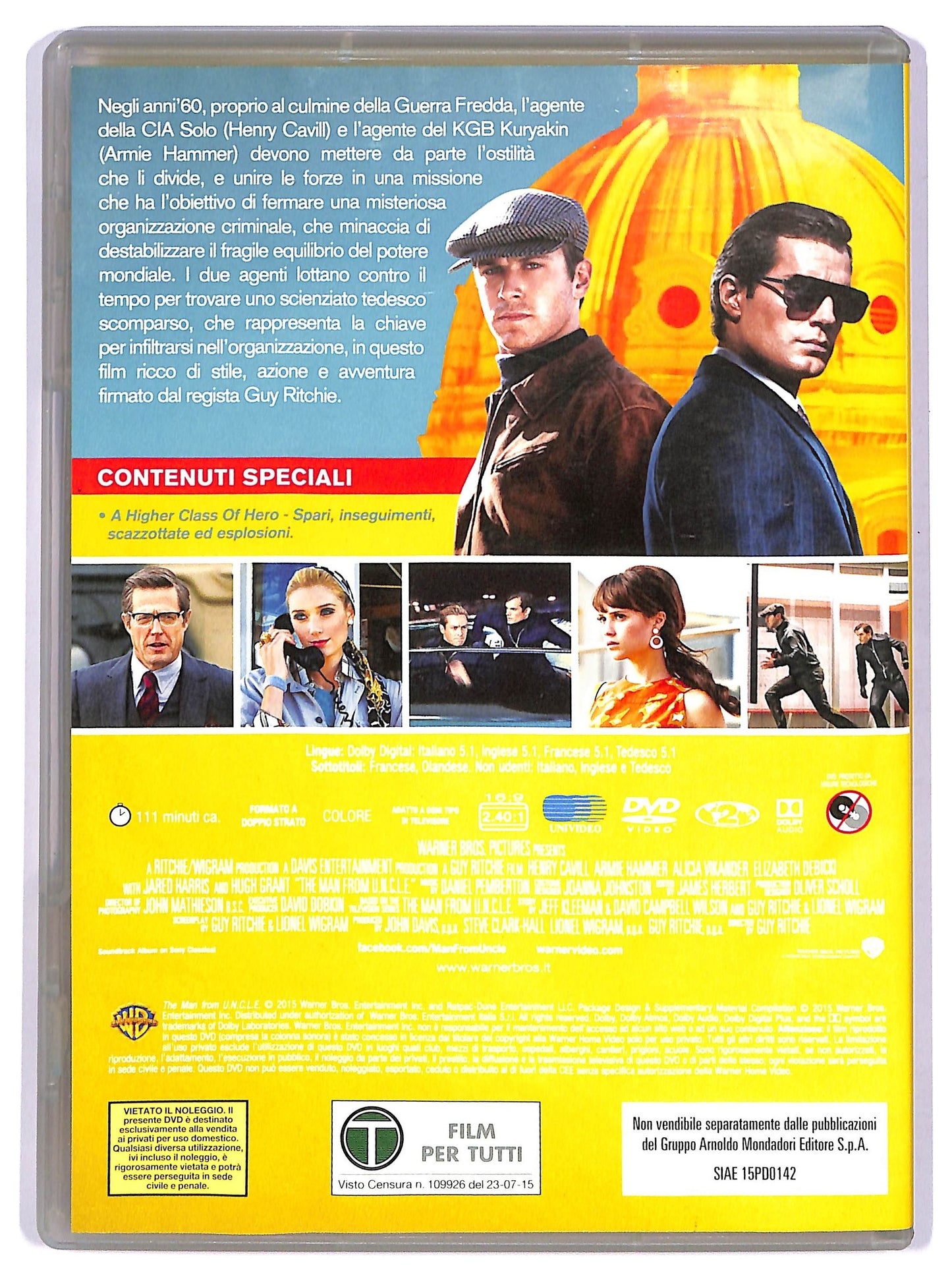 EBOND Operazione U.N.C.L.E. EDITORIALE DVD D739945