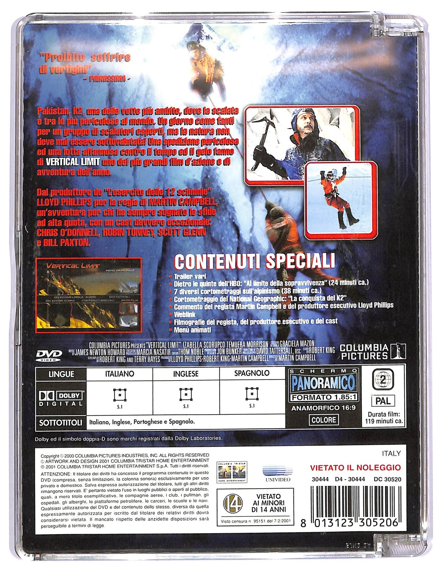 EBOND vertical limit SJB DVD D739952