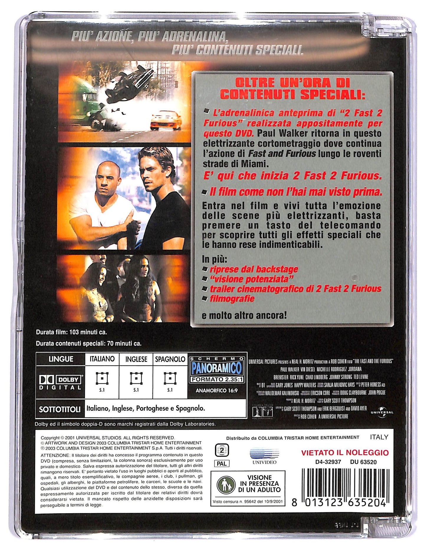 EBOND fast and furious - hot edition SJB DVD D740015