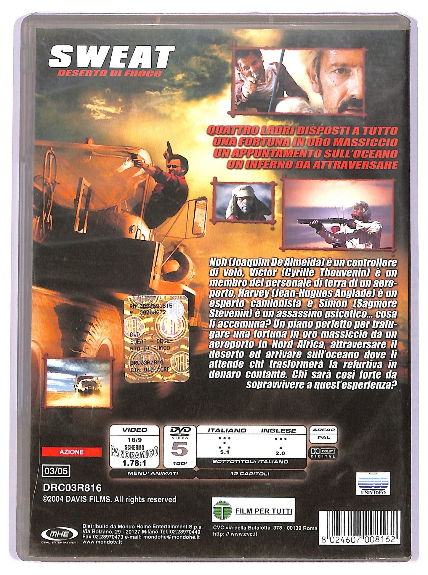 EBOND Sweat - Deserto Di Fuoco DVD D740149