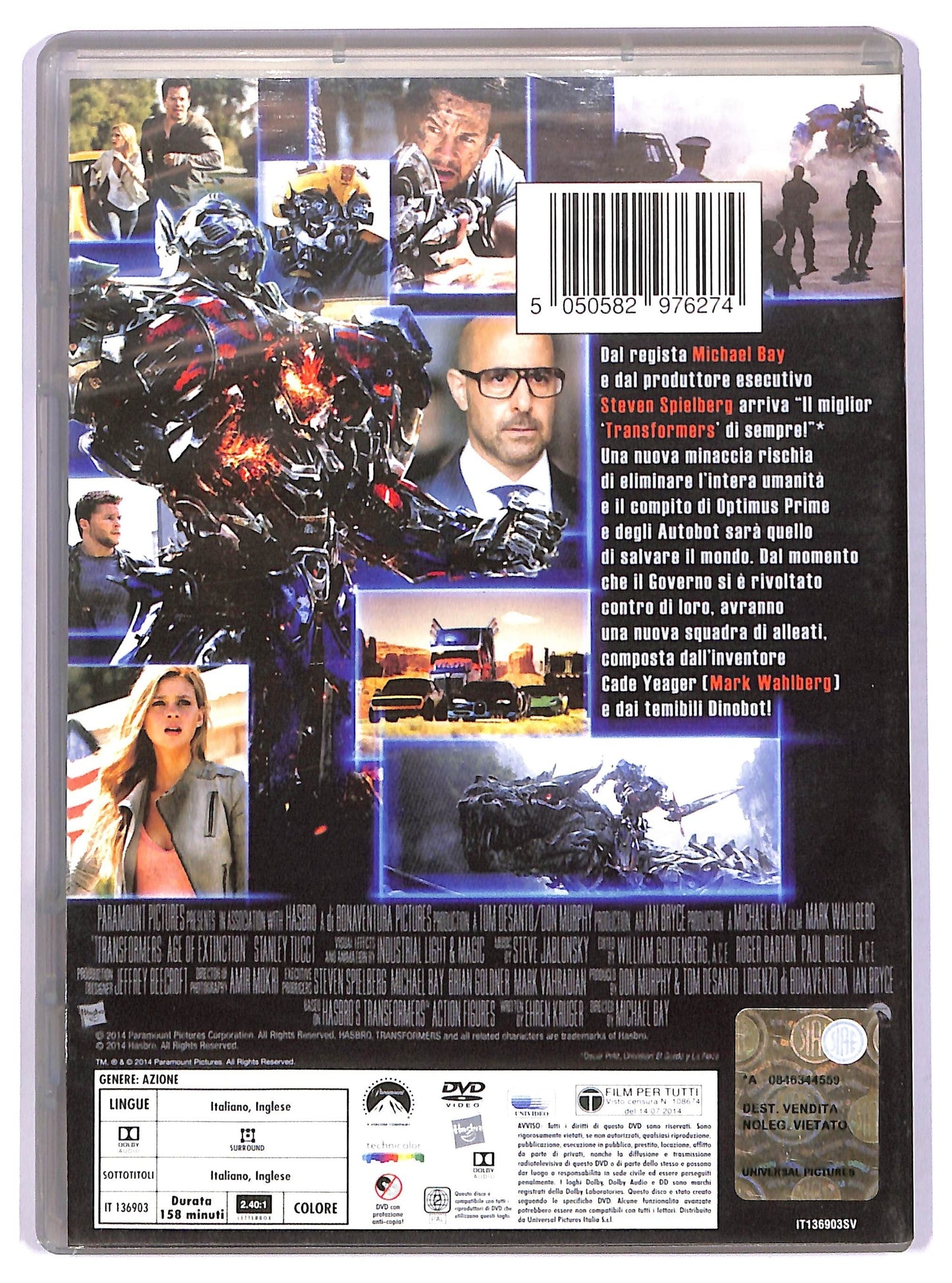 EBOND Transformers 4 L'era Dell'estinzione DVD D740211