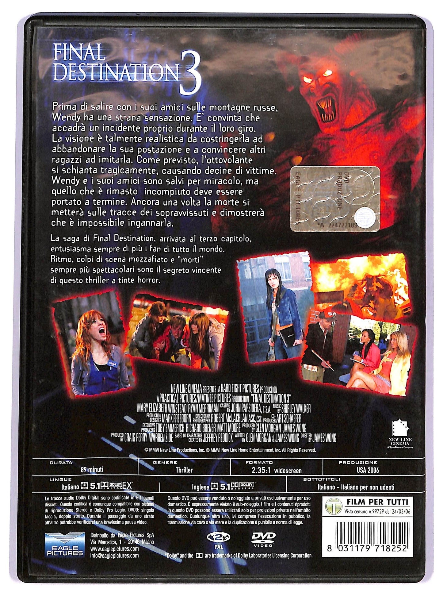 EBOND Finald destination 3 DVD NOLEGGIO D740244