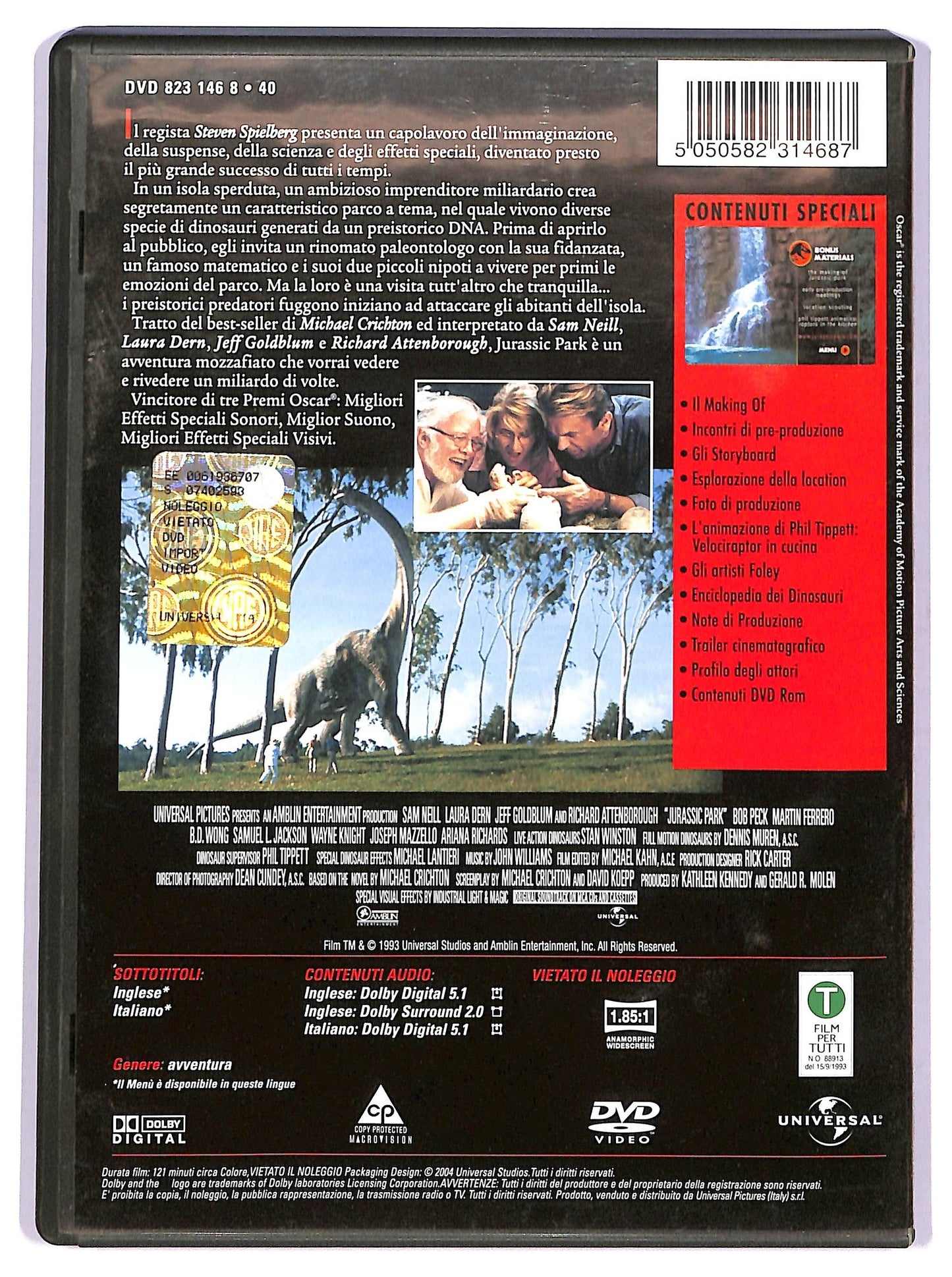 EBOND Jurassic Park DVD D740250