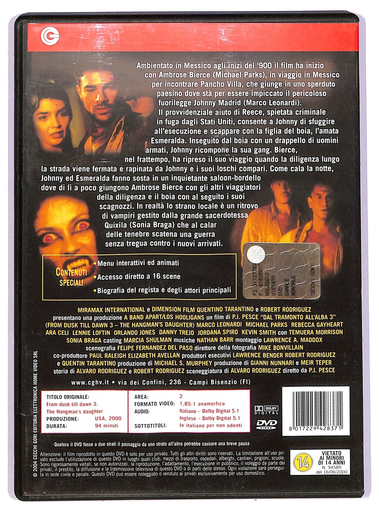 EBOND Dal Tramonto All'alba 3 DVD D740414