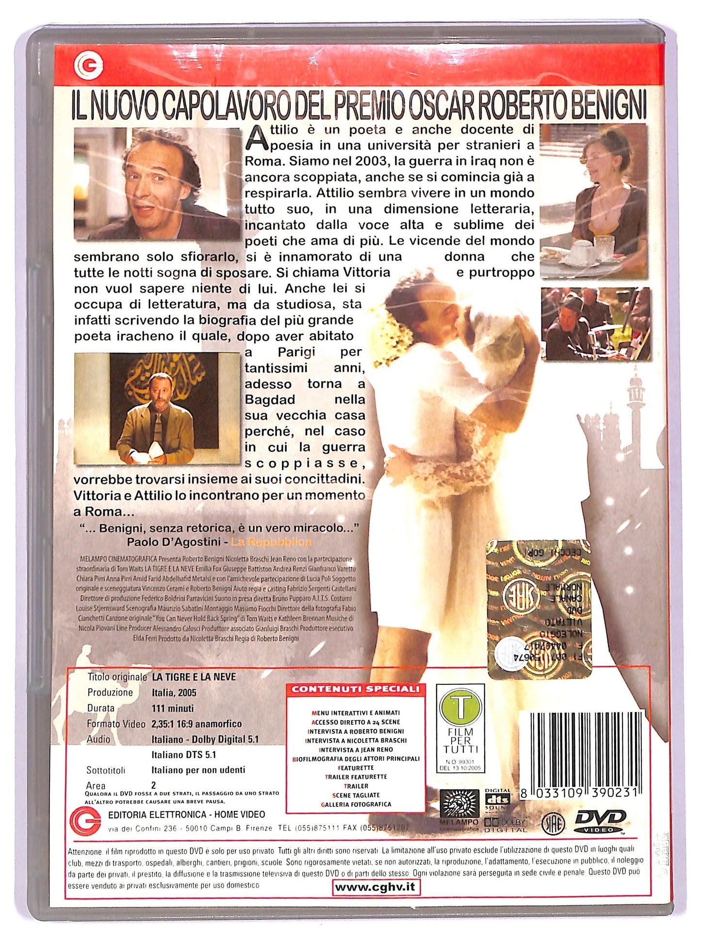 EBOND la tigre e la neve DVD D740434