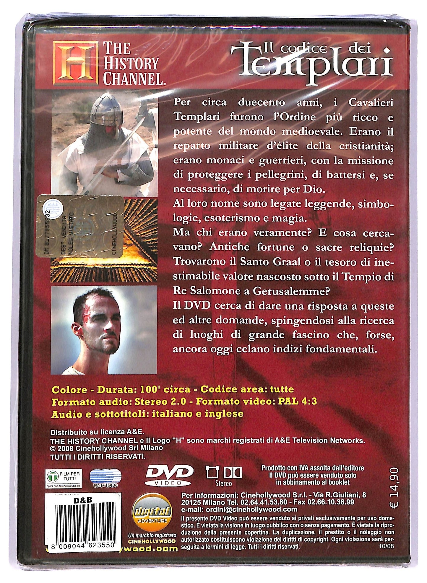 EBOND Il codice dei templari The history channel DVD D740441