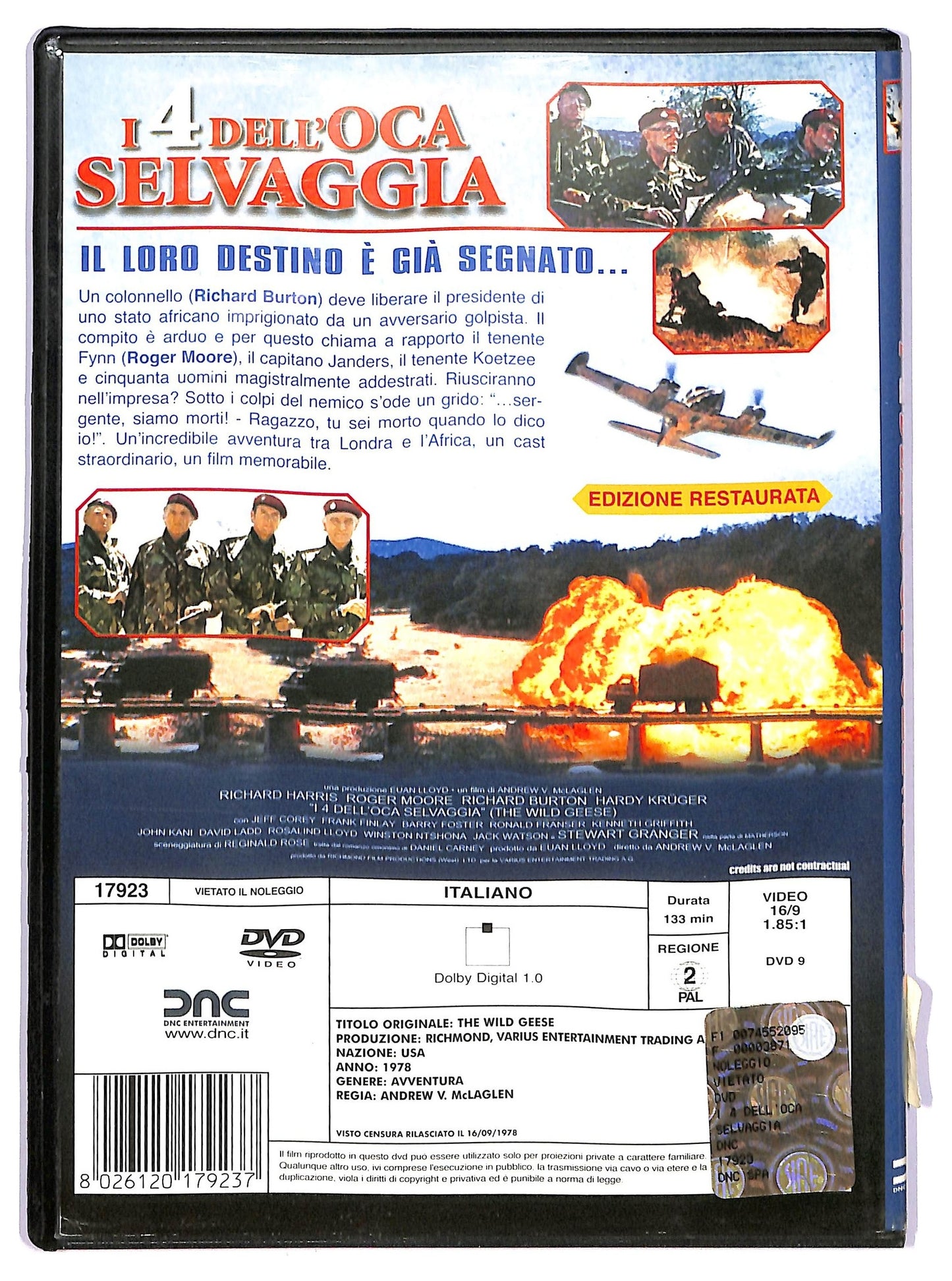EBOND I 4 dell'oca selvaggia DVD D740456