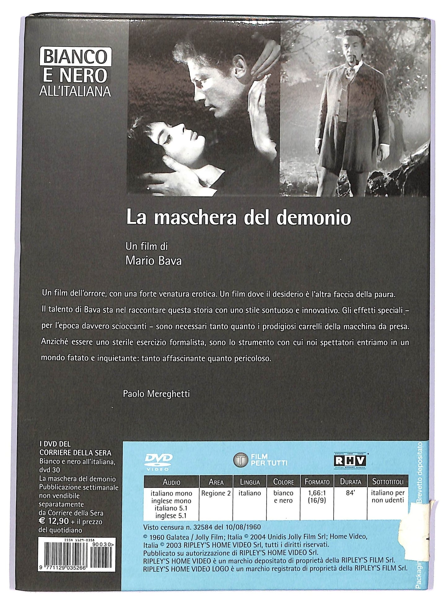 EBOND La Maschera Del Demonio EDITORIALE DVD D740502