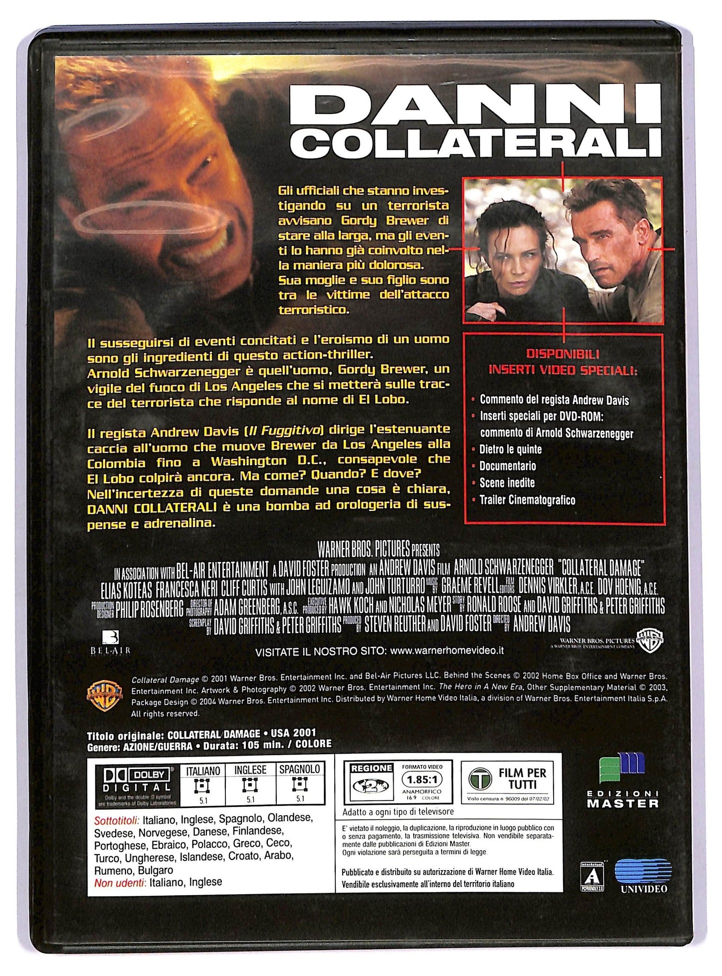 EBOND Danni collaterali EDITORIALE DVD D740530