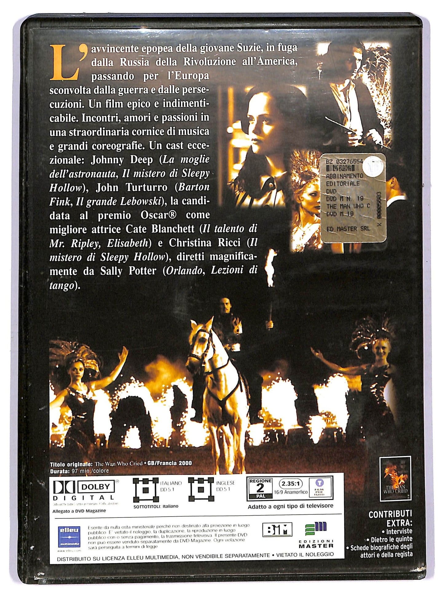 EBOND The Man Who Cried - L'uomo che pianse EDITORIALE DVD D740563