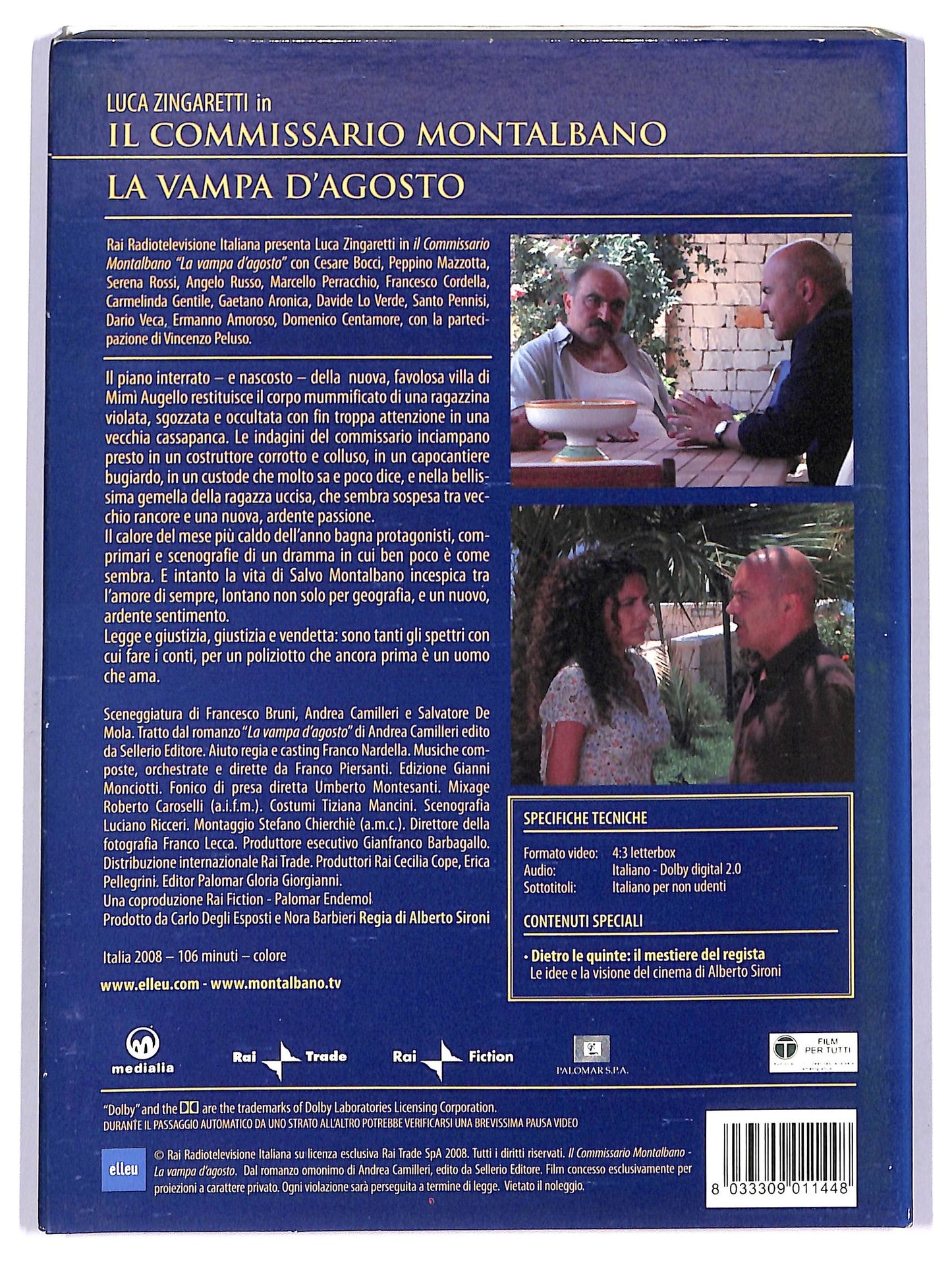 EBOND Il Commissario Montalbano - La Vampa D'Agosto DVD D740608