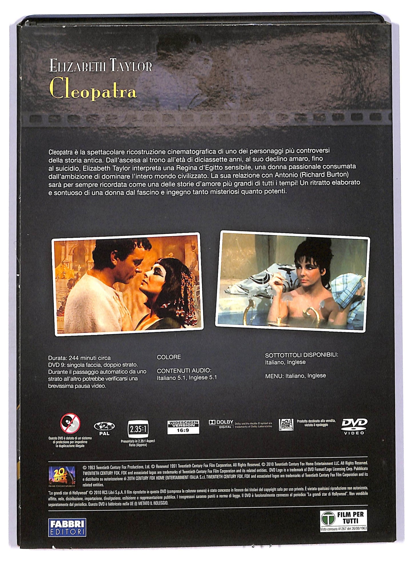 EBOND Cleopatra EDITORIALE DVD D740640
