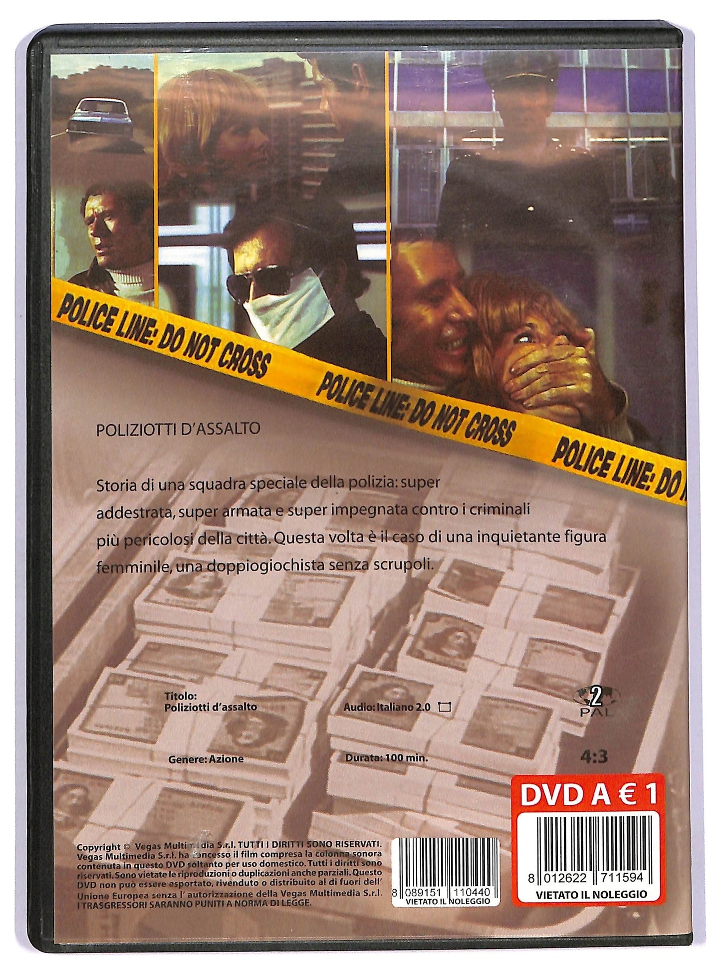 EBOND polizziotti d'assalto DVD D740644