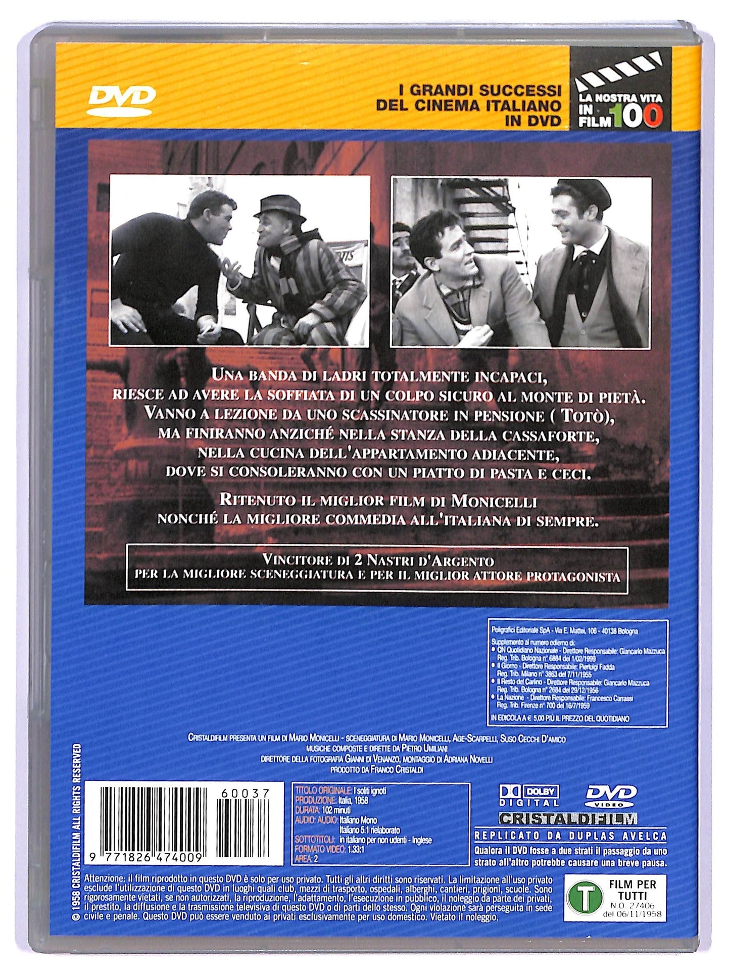 EBOND I Soliti Ignoti DVD Editoriale D740711