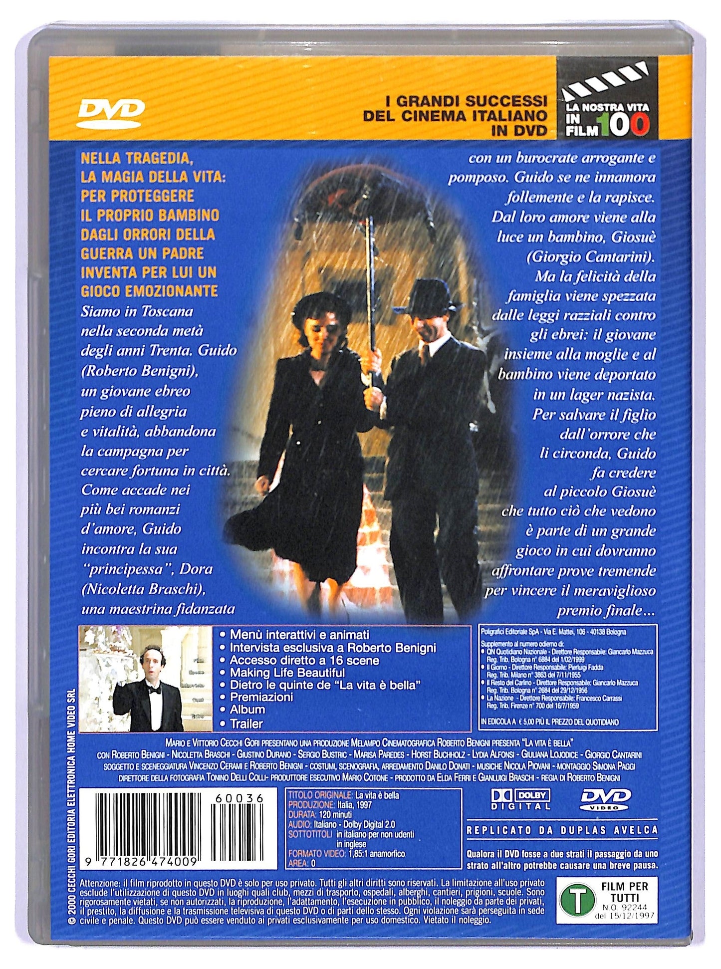 EBOND La Vita e Bella EDITORIALE DVD D740712