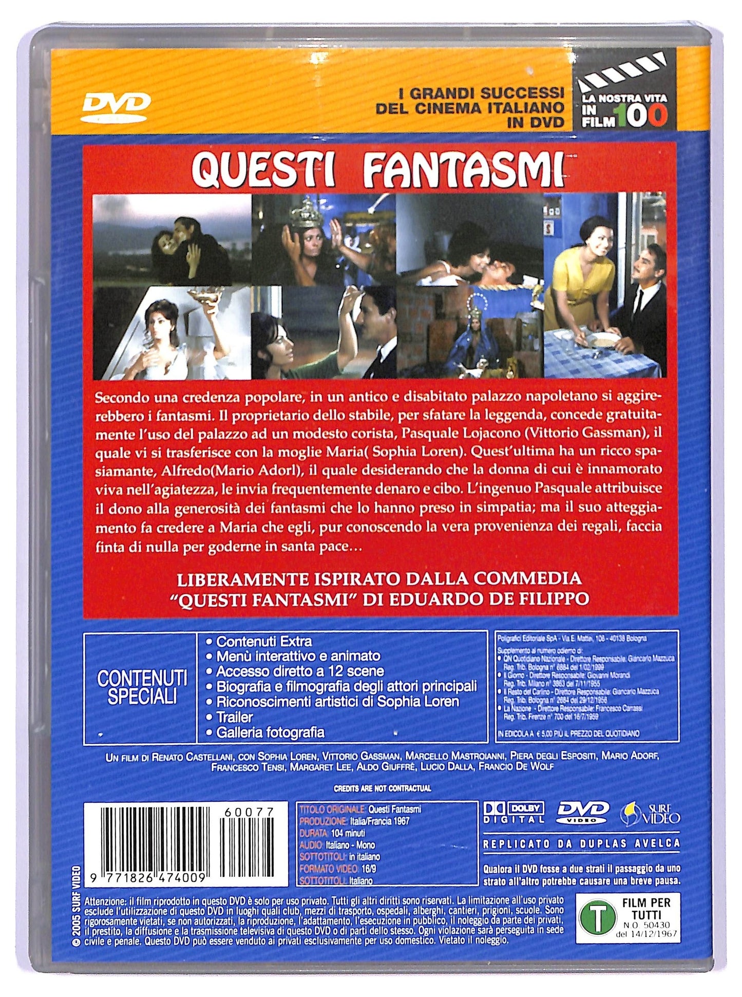 EBOND Questi Fantasmi DVD Editoriale D740725