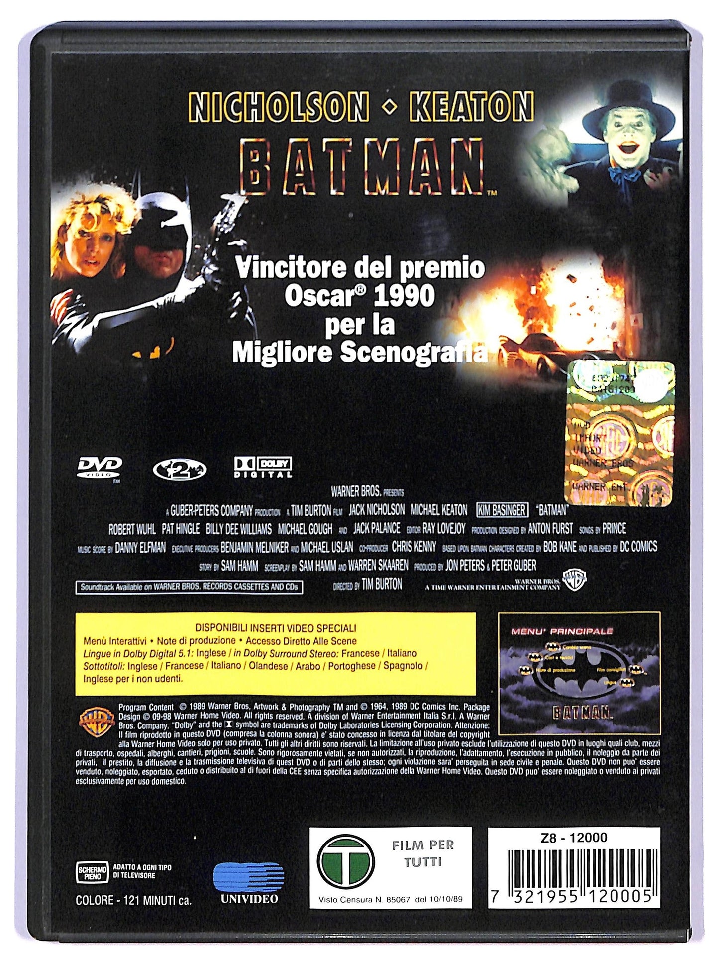 EBOND Batman DVD D740731
