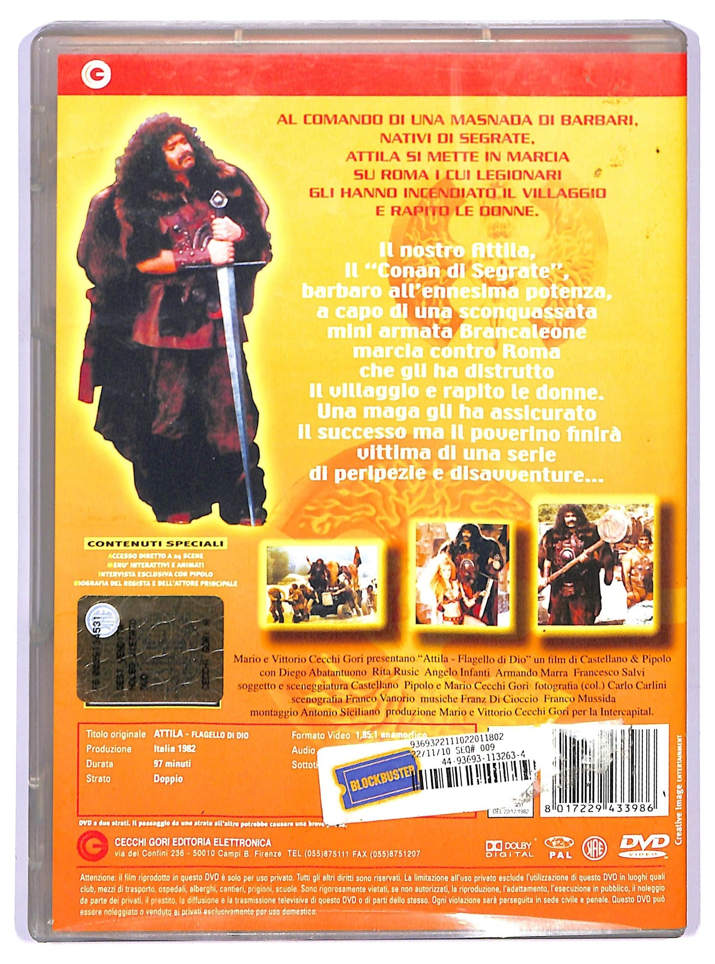 EBOND Attila Flagello di Dio DVD D740754