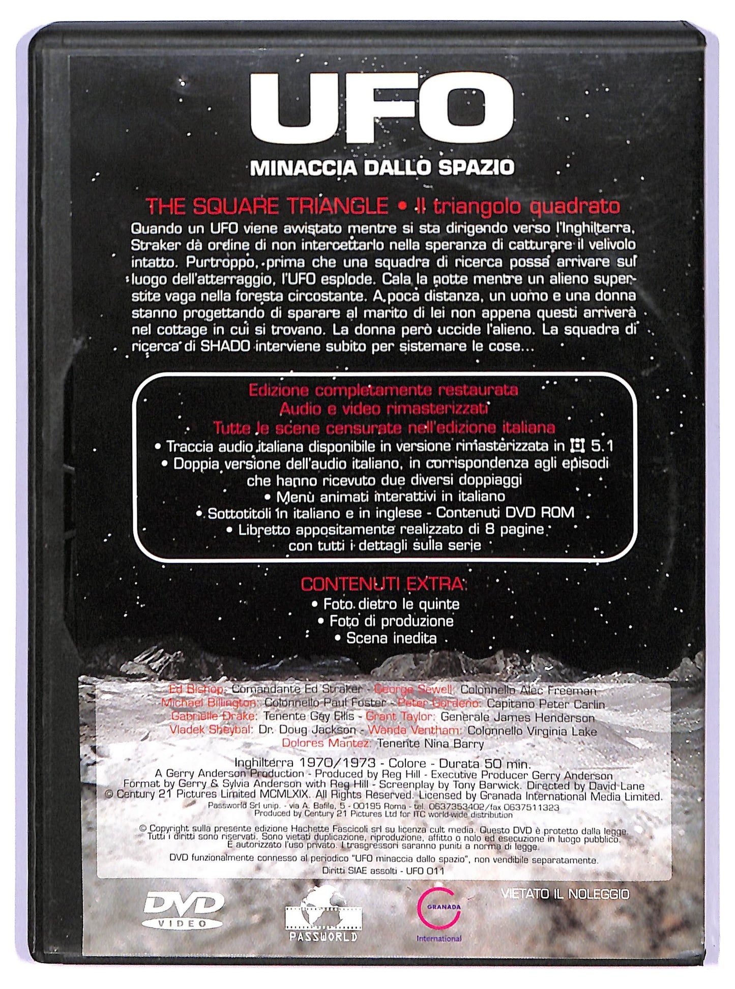 EBOND UFO 11 - The Square Triangle (Hachette) EDITORIALE DVD D740816