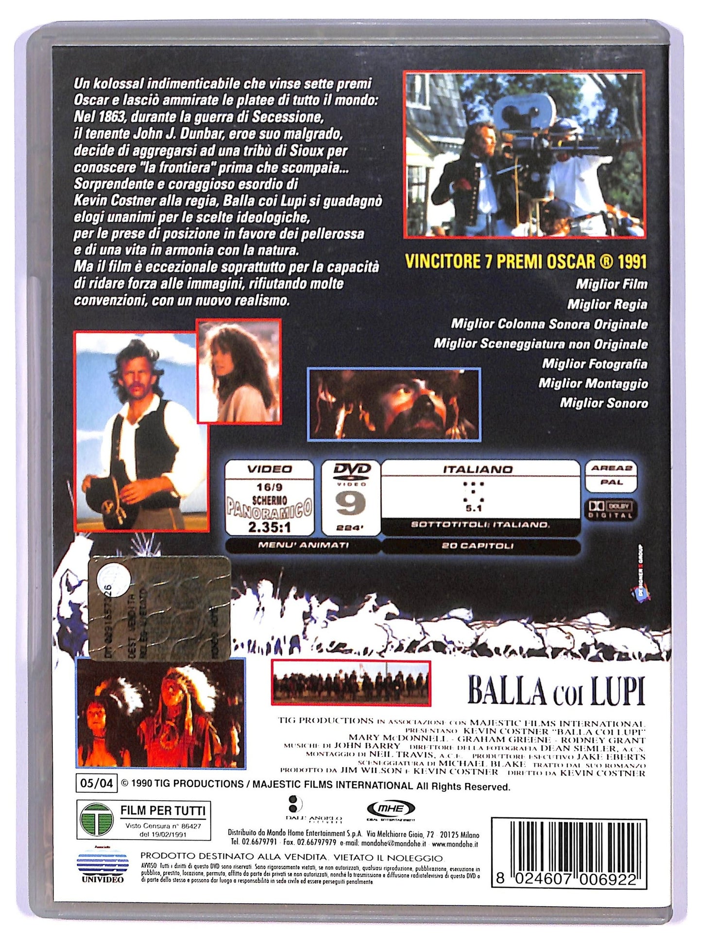 EBOND balla coi lupi DVD D740849