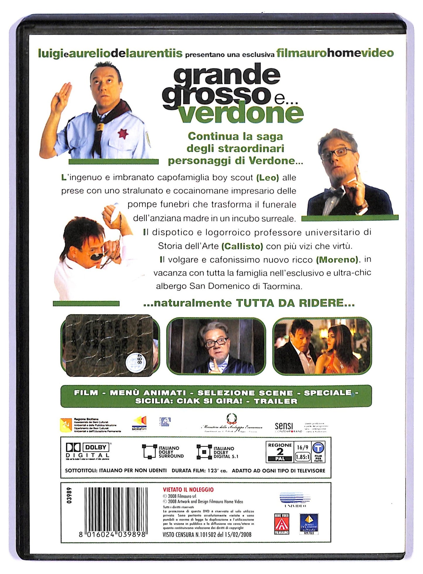 EBOND Grande, grosso e... Verdone DVD D740953