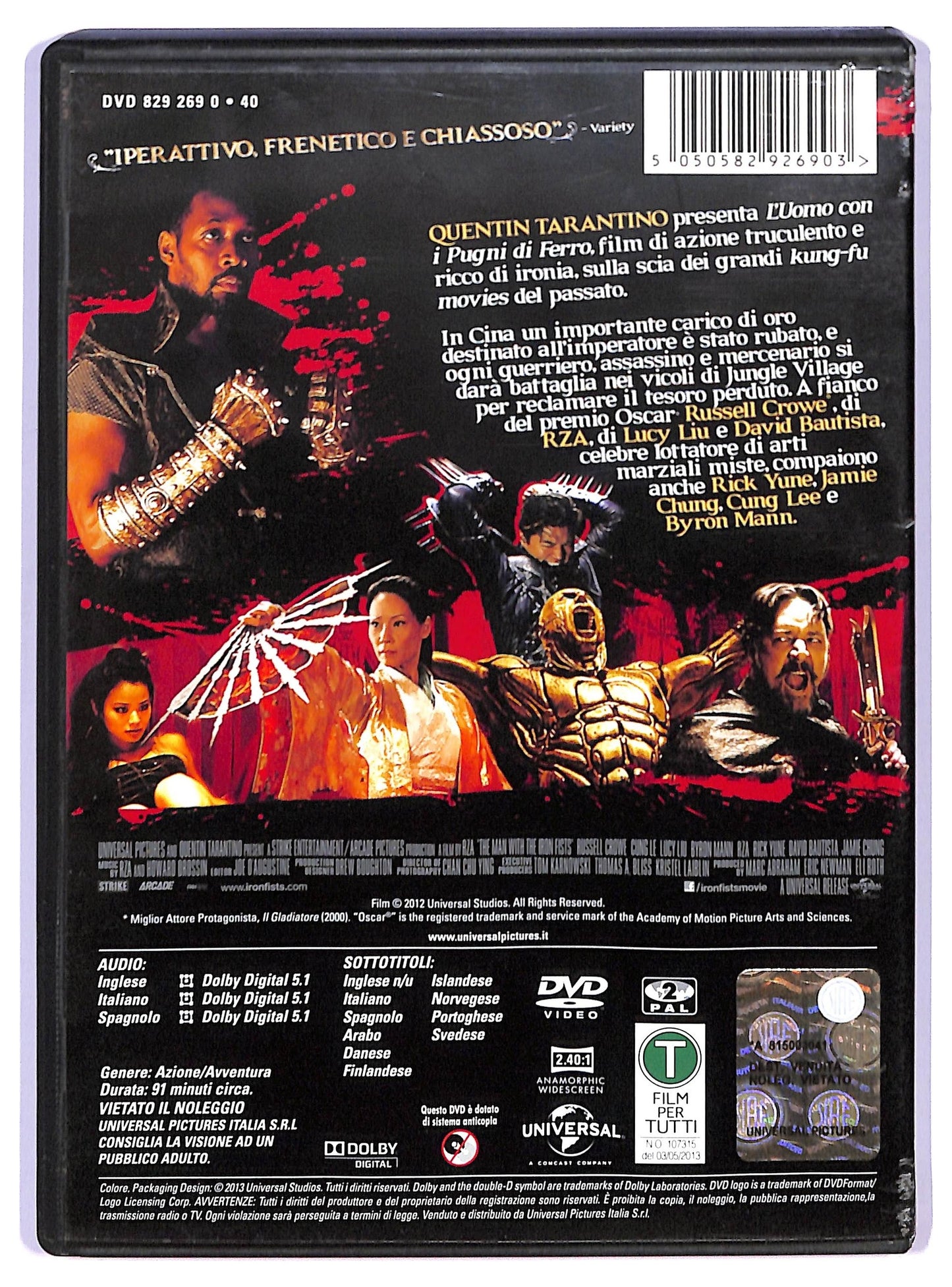 EBOND l'uomo con i pugni di ferro DVD D741023
