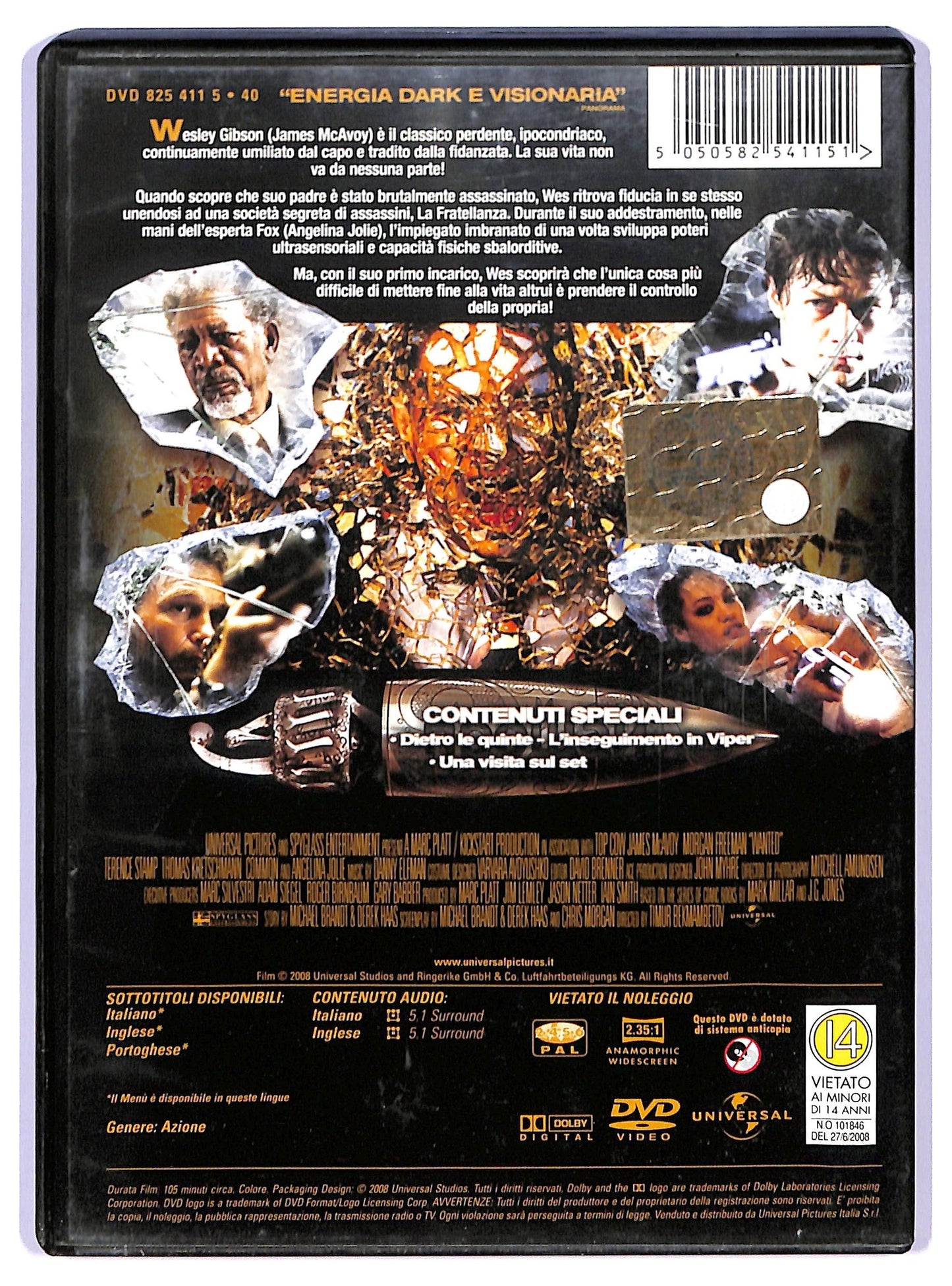 EBOND Wanted - Scegli Il Tuo Destino DVD D741042