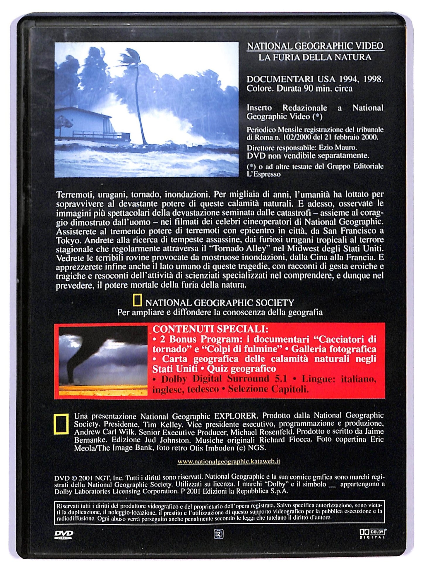 EBOND National Gepgraphic La furia della natura DVD EDITORIALE D741102