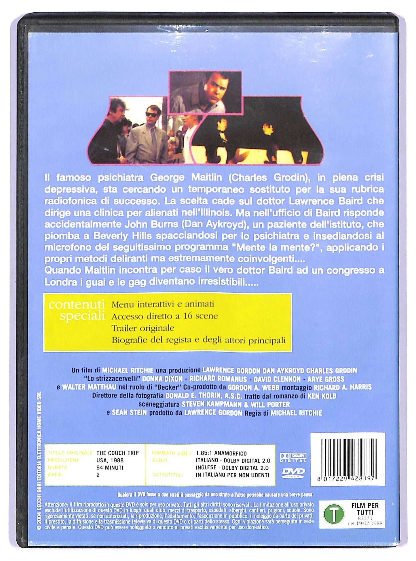 EBOND Lo Strizzacervelli DVD D741115