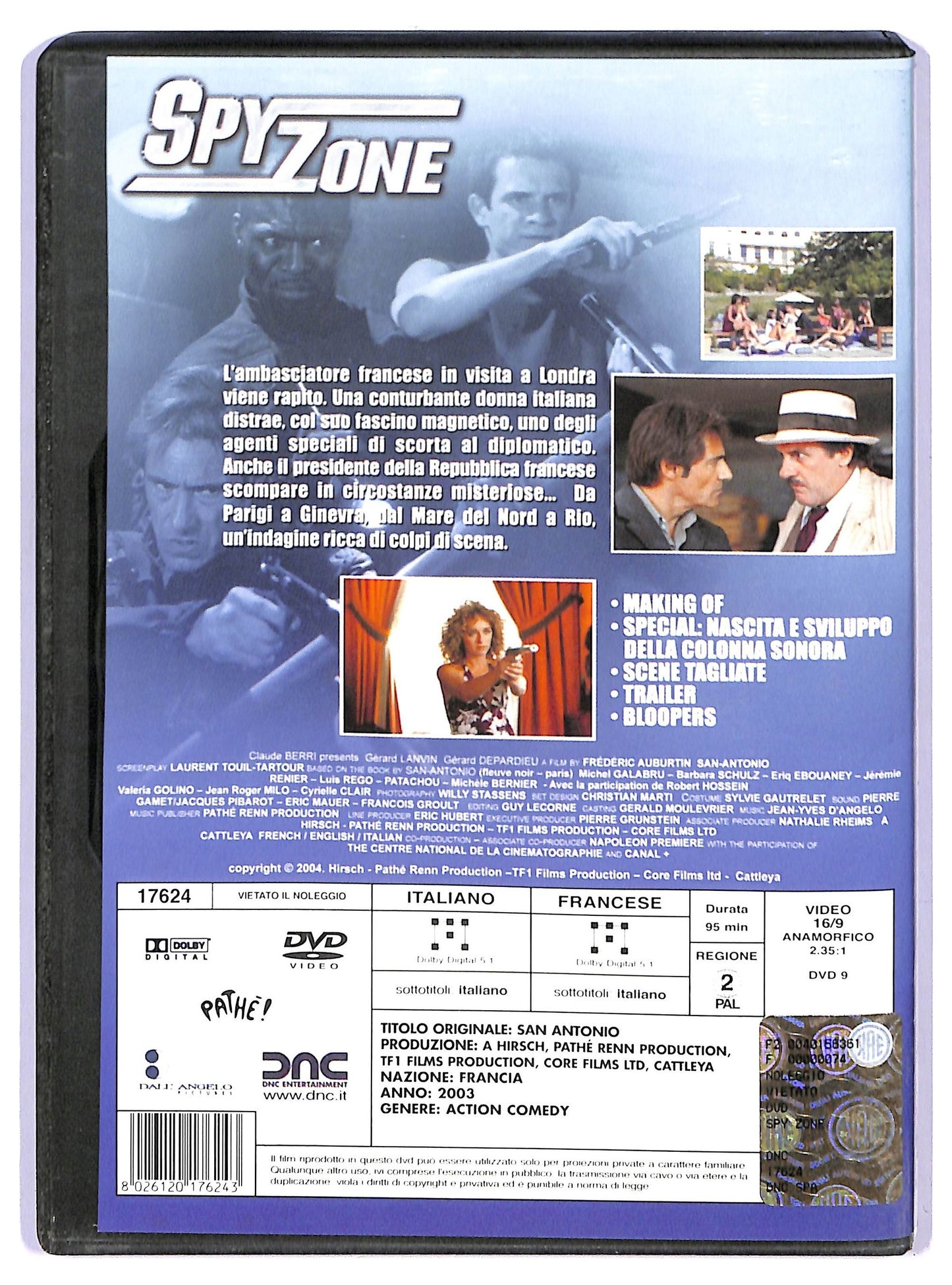 EBOND Spy Zone DVD D741126