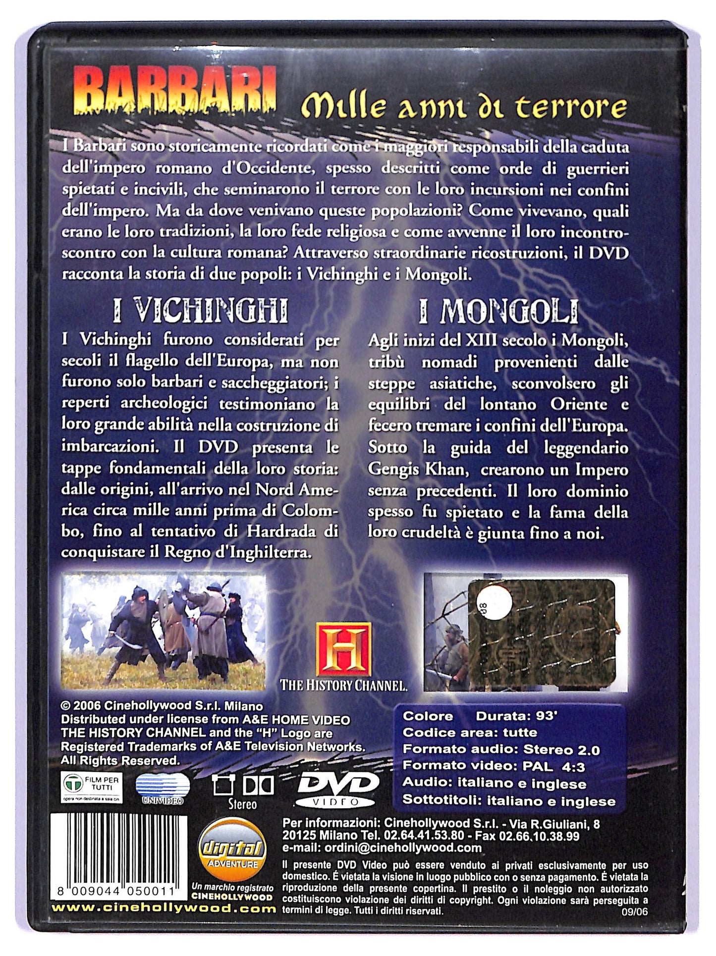 EBOND Barbari - Vichinghi E Mongoli DVD D741161