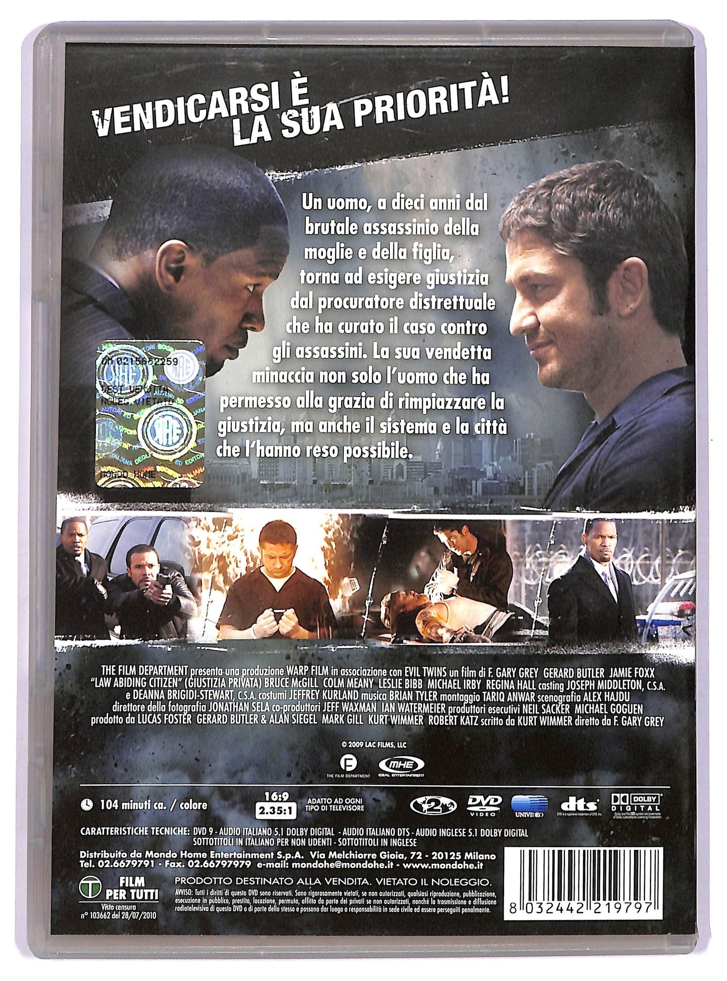 EBOND Giustizia privata DVD D741319