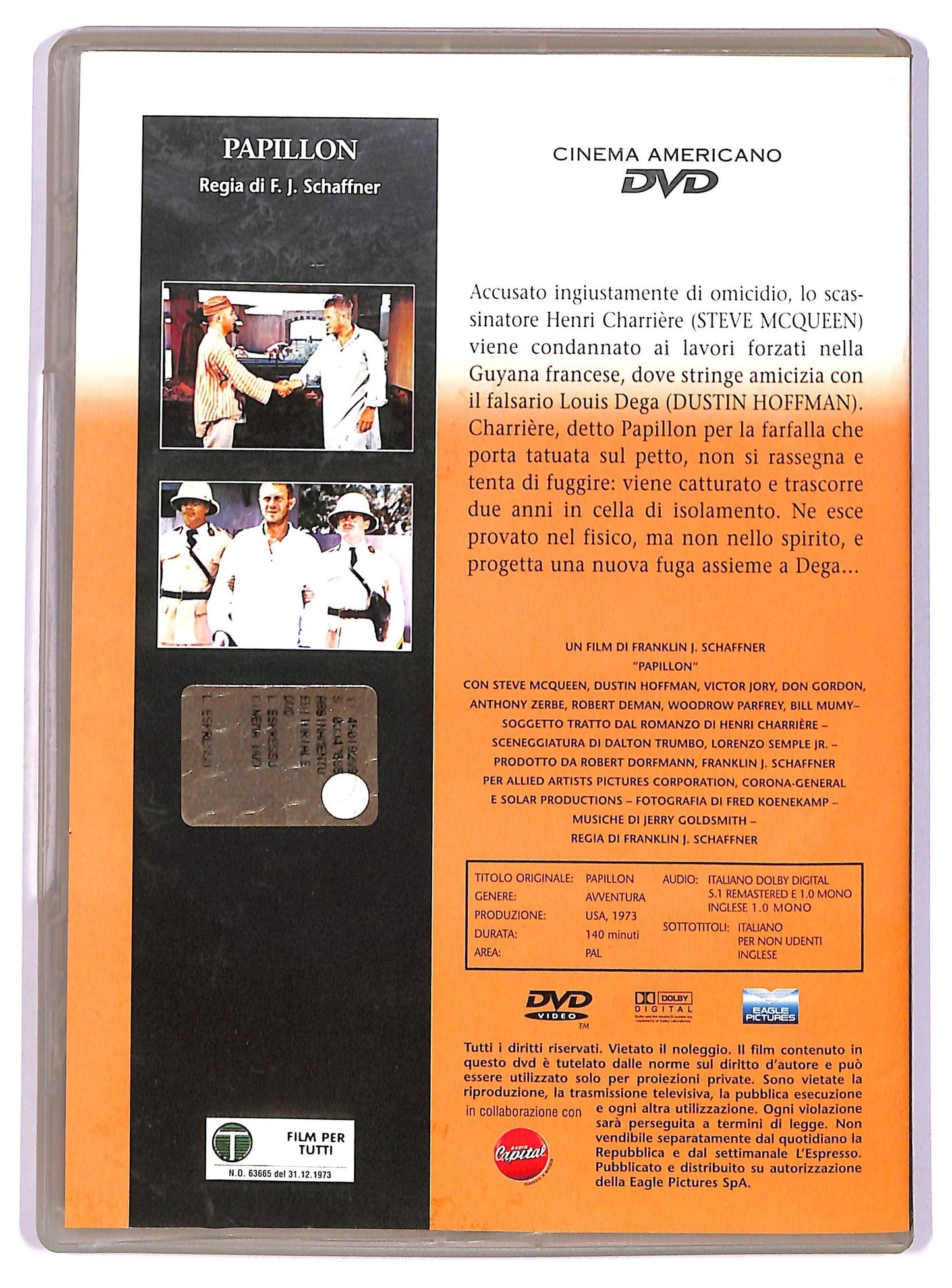 EBOND Papillon EDITORIALE DVD D741325