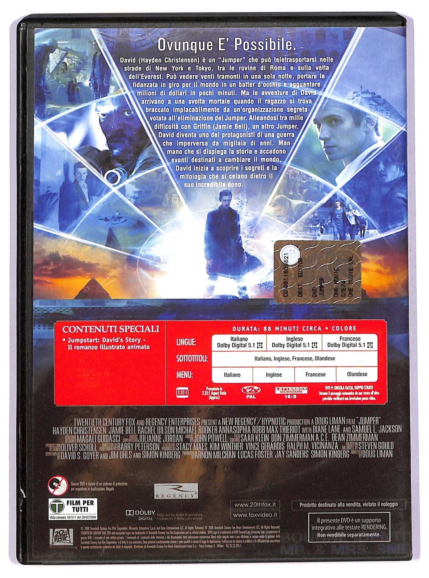 EBOND Jumper - Senza confini EDITORIALE DVD D741331