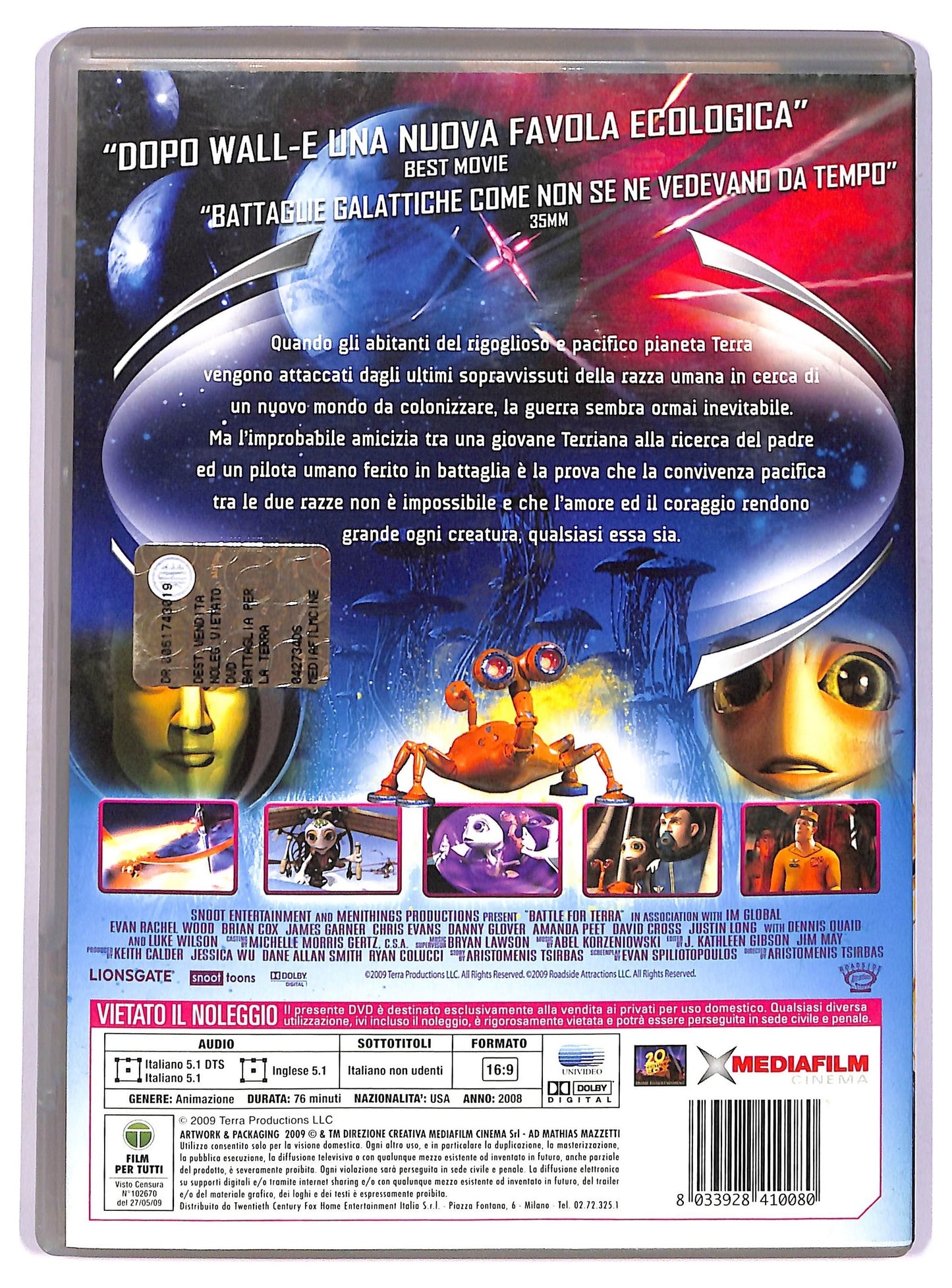 EBOND Battaglia per la Terra DVD D741333