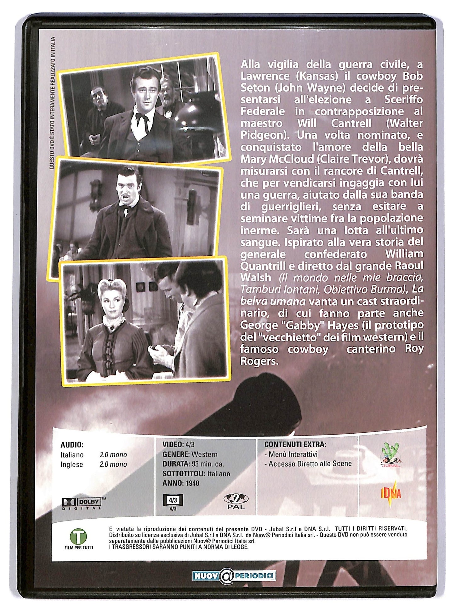 EBOND La belva umana EDITORIALE DVD D741628