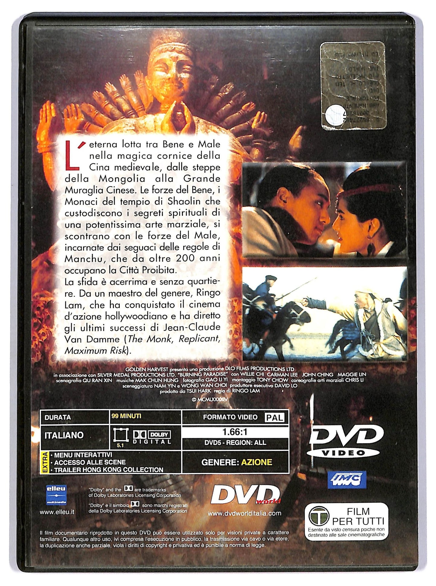 EBOND Duello al tempio maledetto EDITORIALE DVD D741634