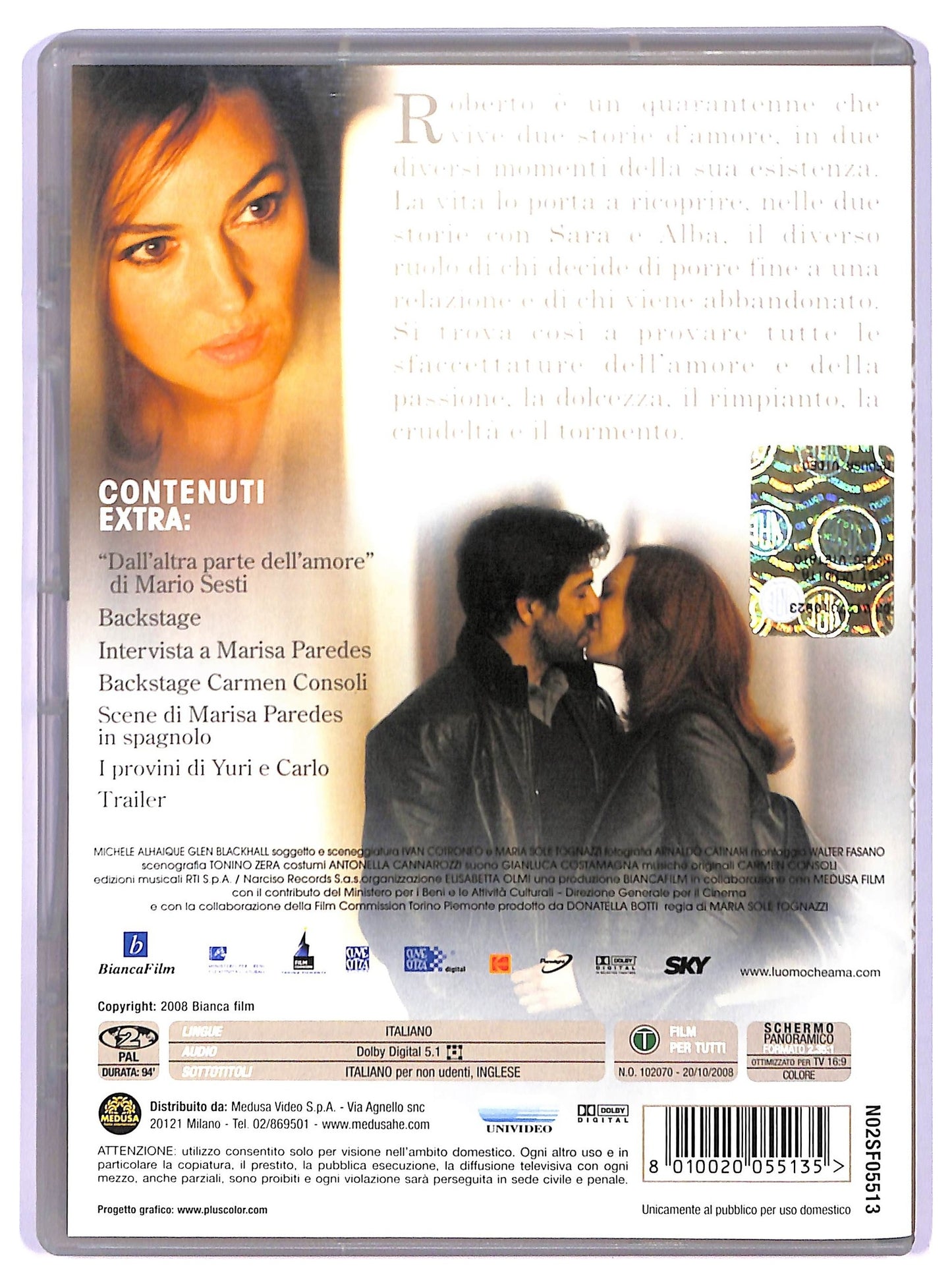 EBOND L'uomo Che Ama DVD D741701