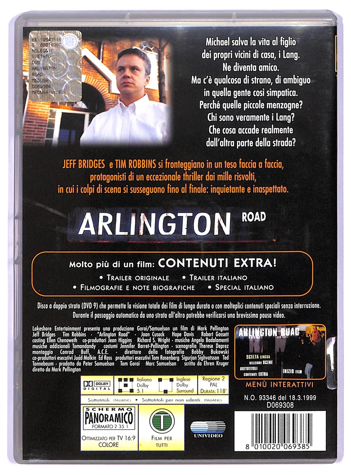 EBOND Arlington Road - L'inganno DVD D741728