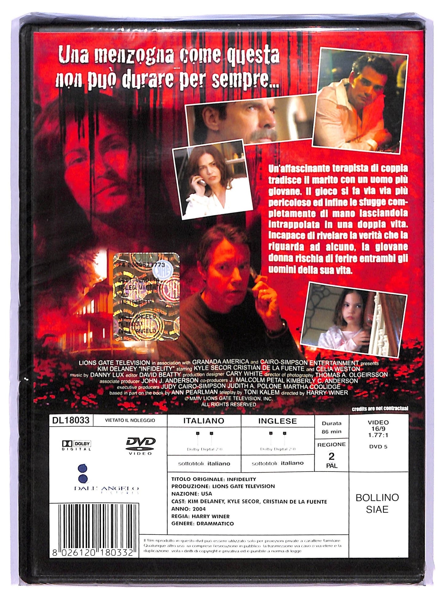 EBOND infidelity DVD D741837