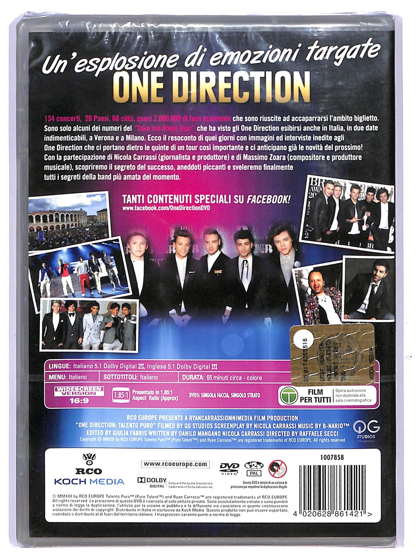 EBOND One Direction - Talento Puro DVD D741927