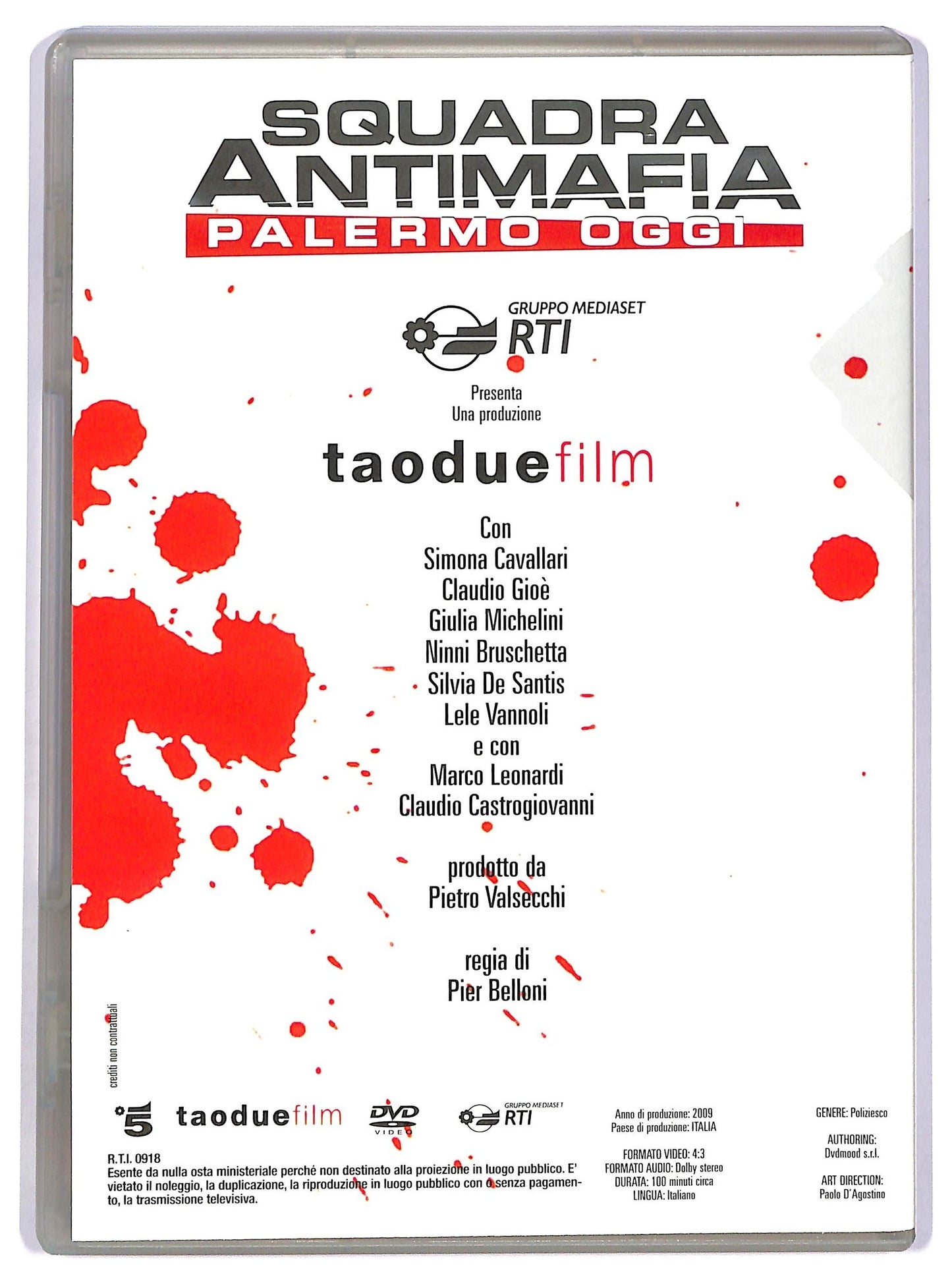 EBOND Squadra antimafia Palermo oggi DVD EDITORIALE D742018