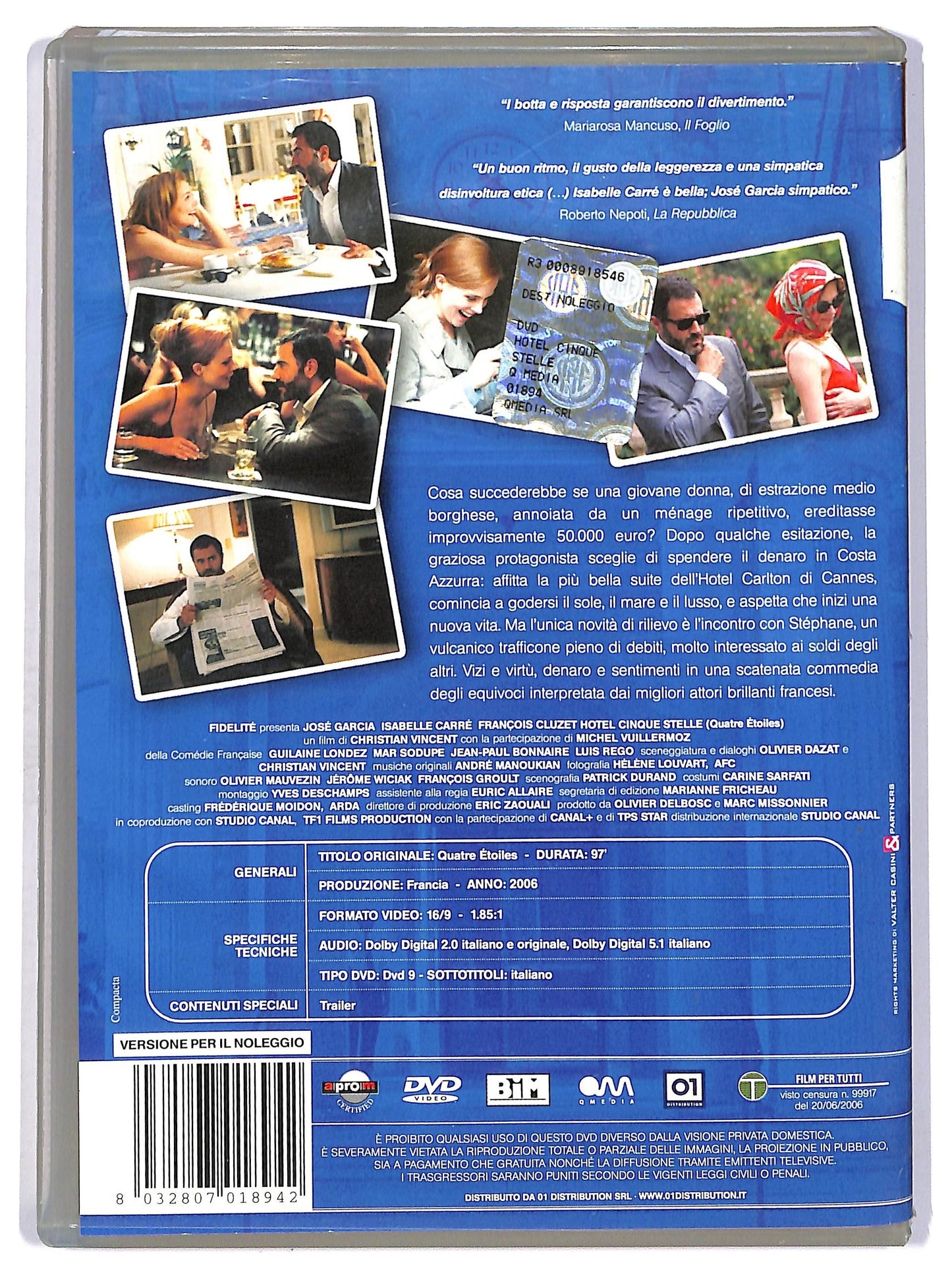 EBOND Hotel cinque stelle NOLEGGIO DVD D742022