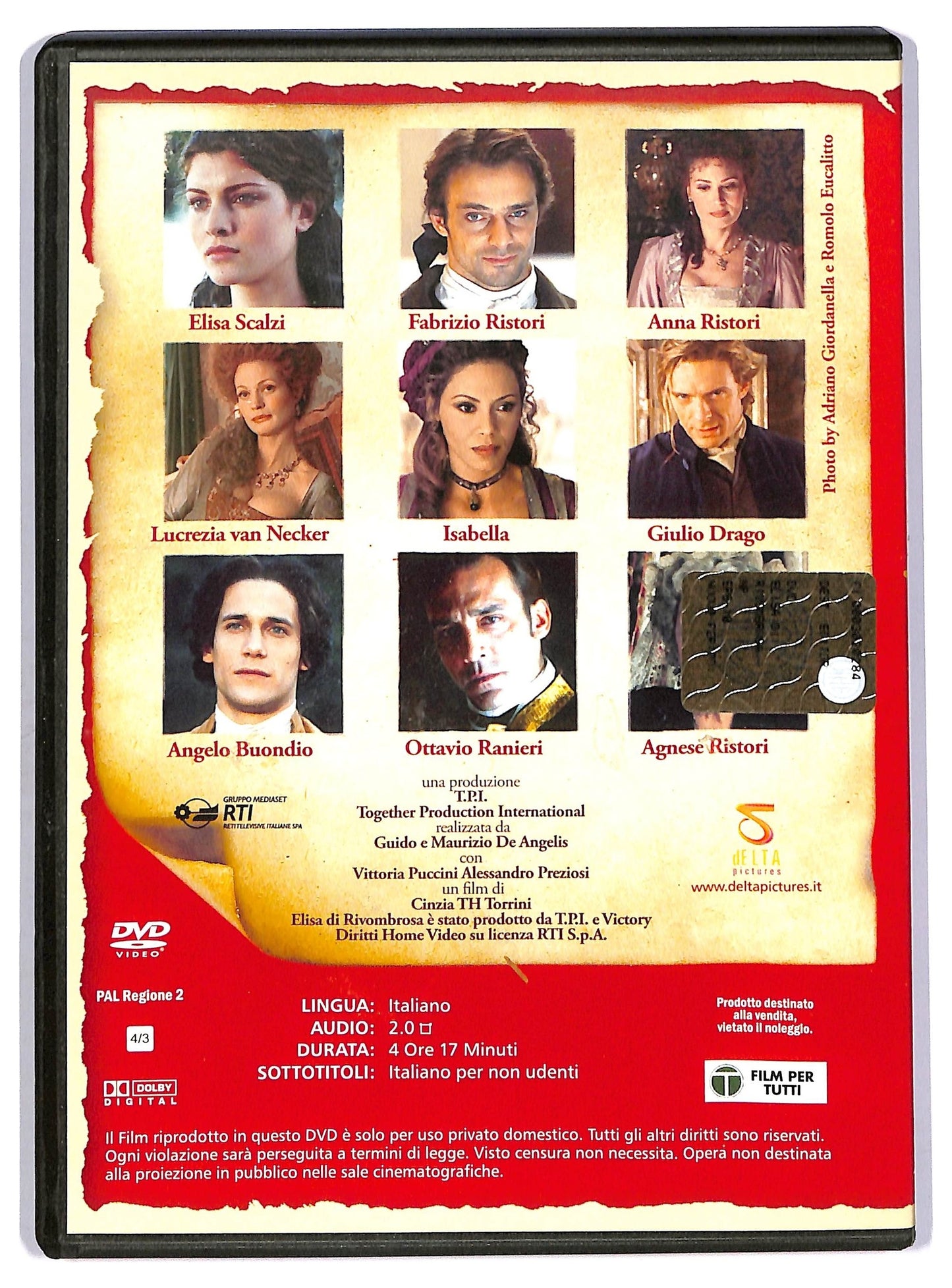 EBOND Elisa di Rivombrosa DVD 2 EDITORIALE DVD D742047