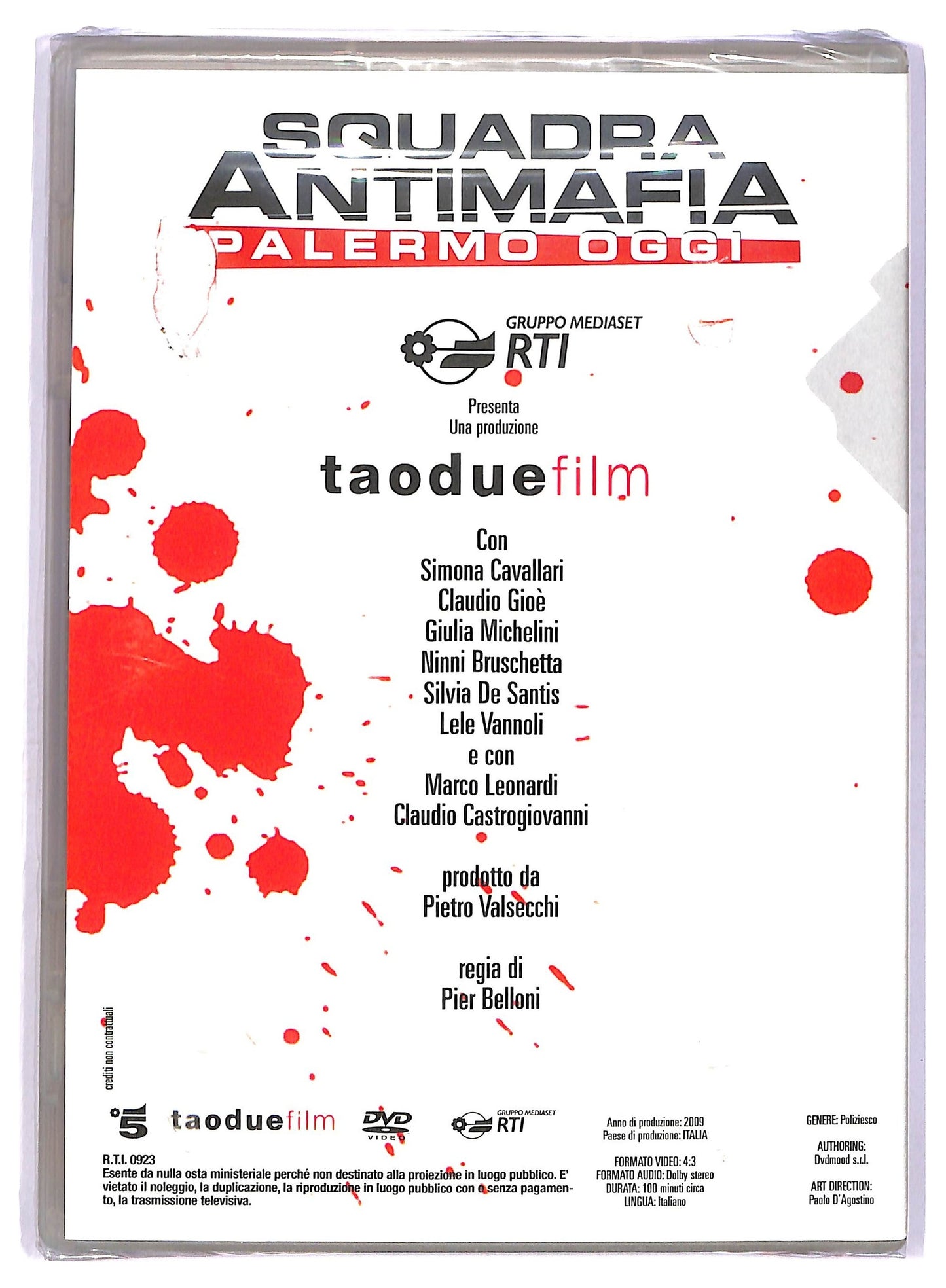 EBOND Squadra antimafia palermo oggi sesta puntata DVD EDITORIALE D742212