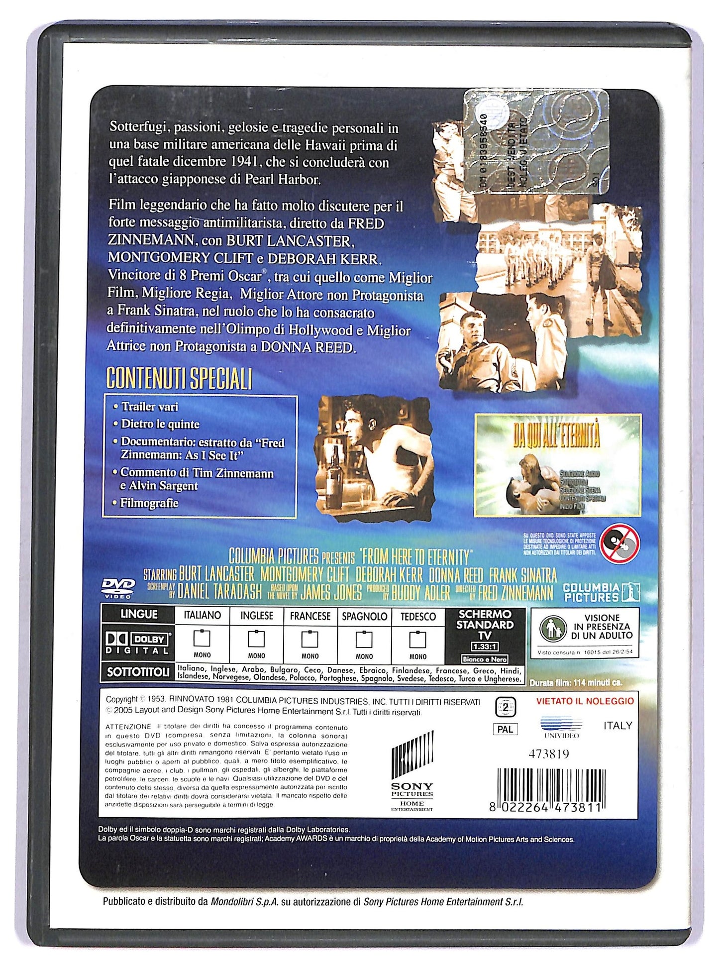 EBOND Da qui all'eternita DVD D742302
