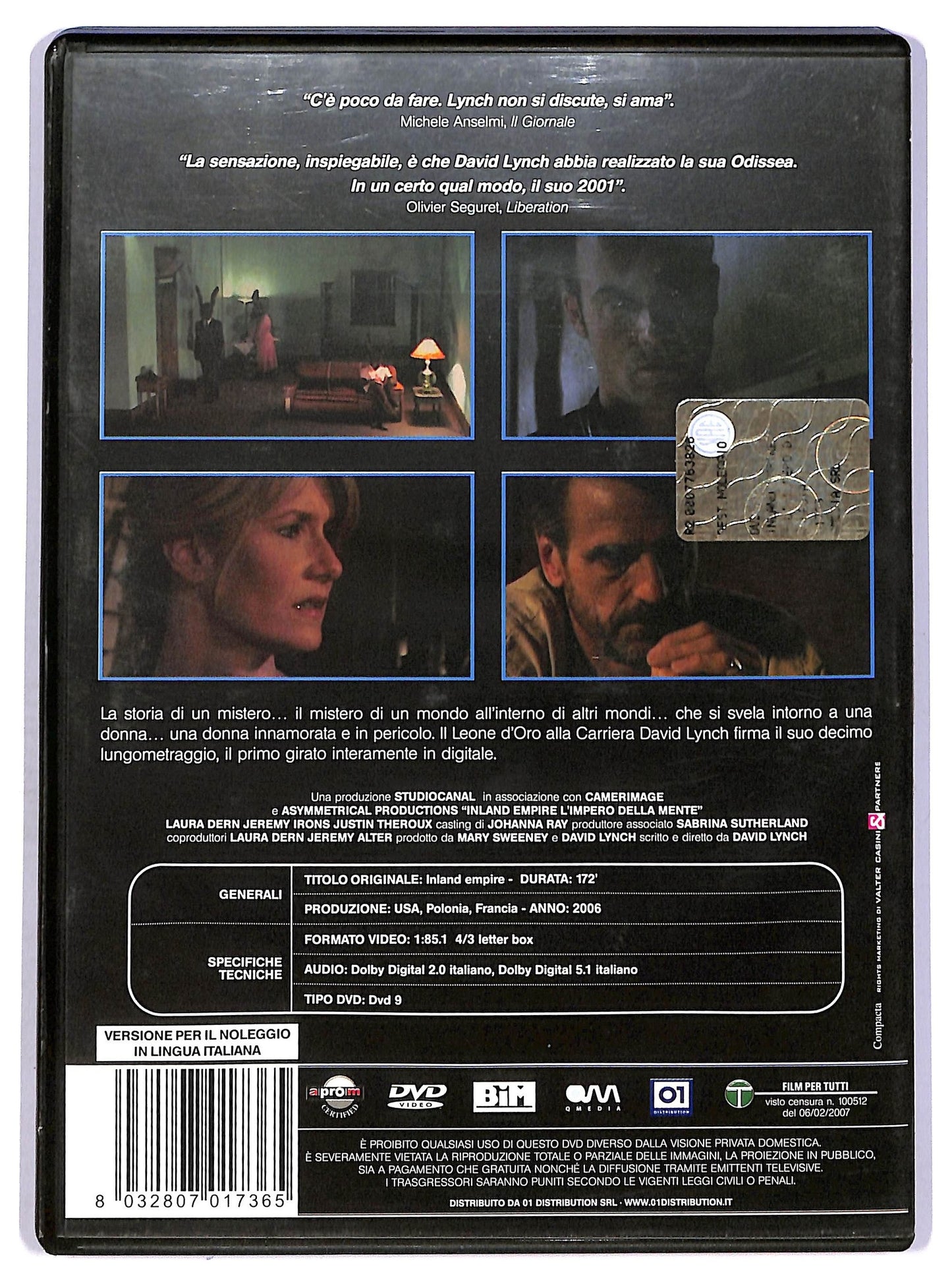 EBOND Inland Empire DVD NOLEGGIO D742363