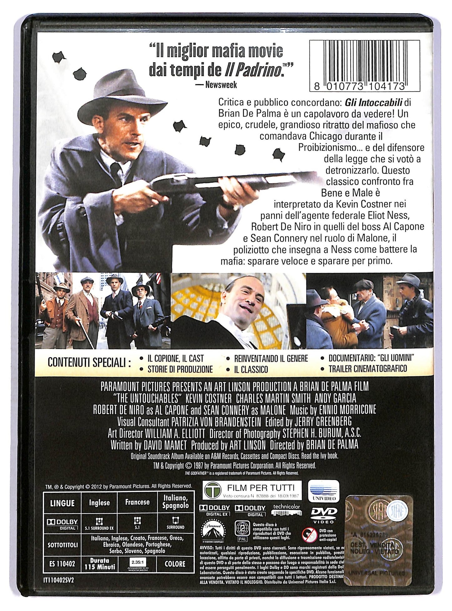 EBOND gli intoccabili DVD D742411